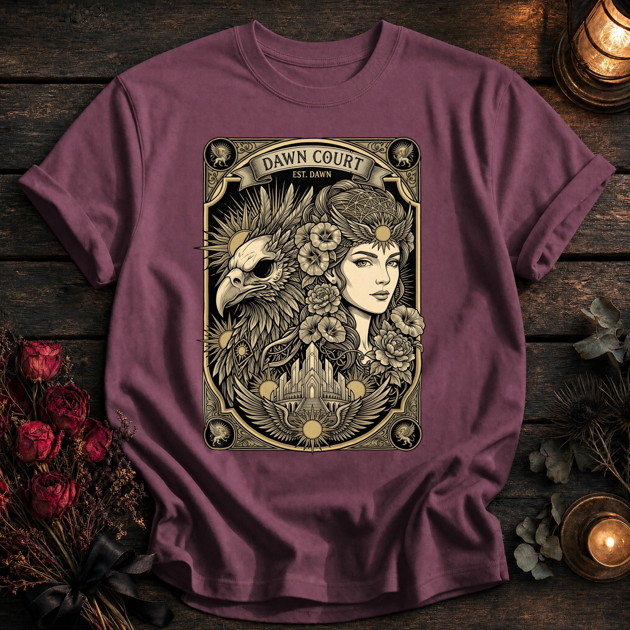 Dawn Court Tarot Top - Berry
