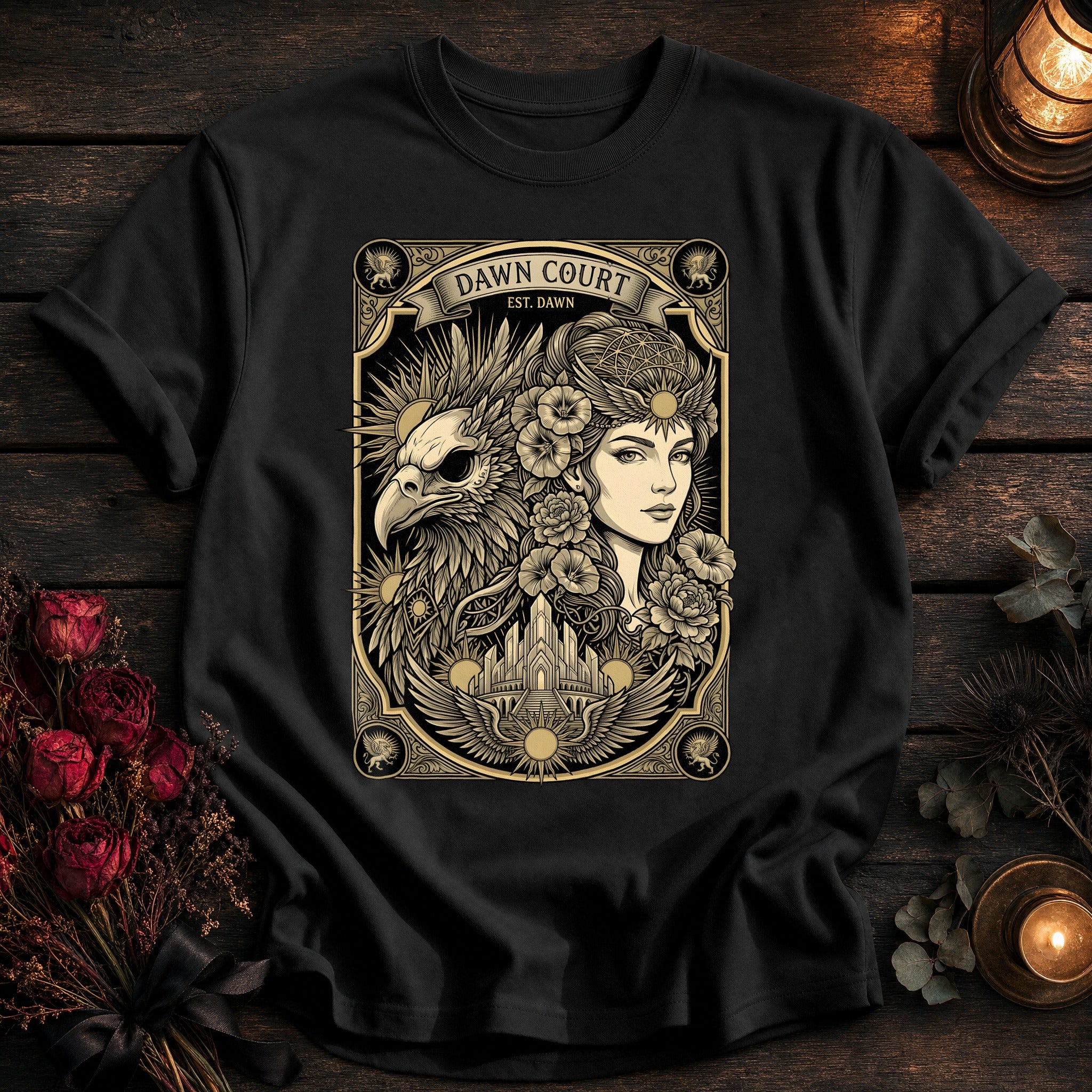 Dawn Court Tarot Top - Black