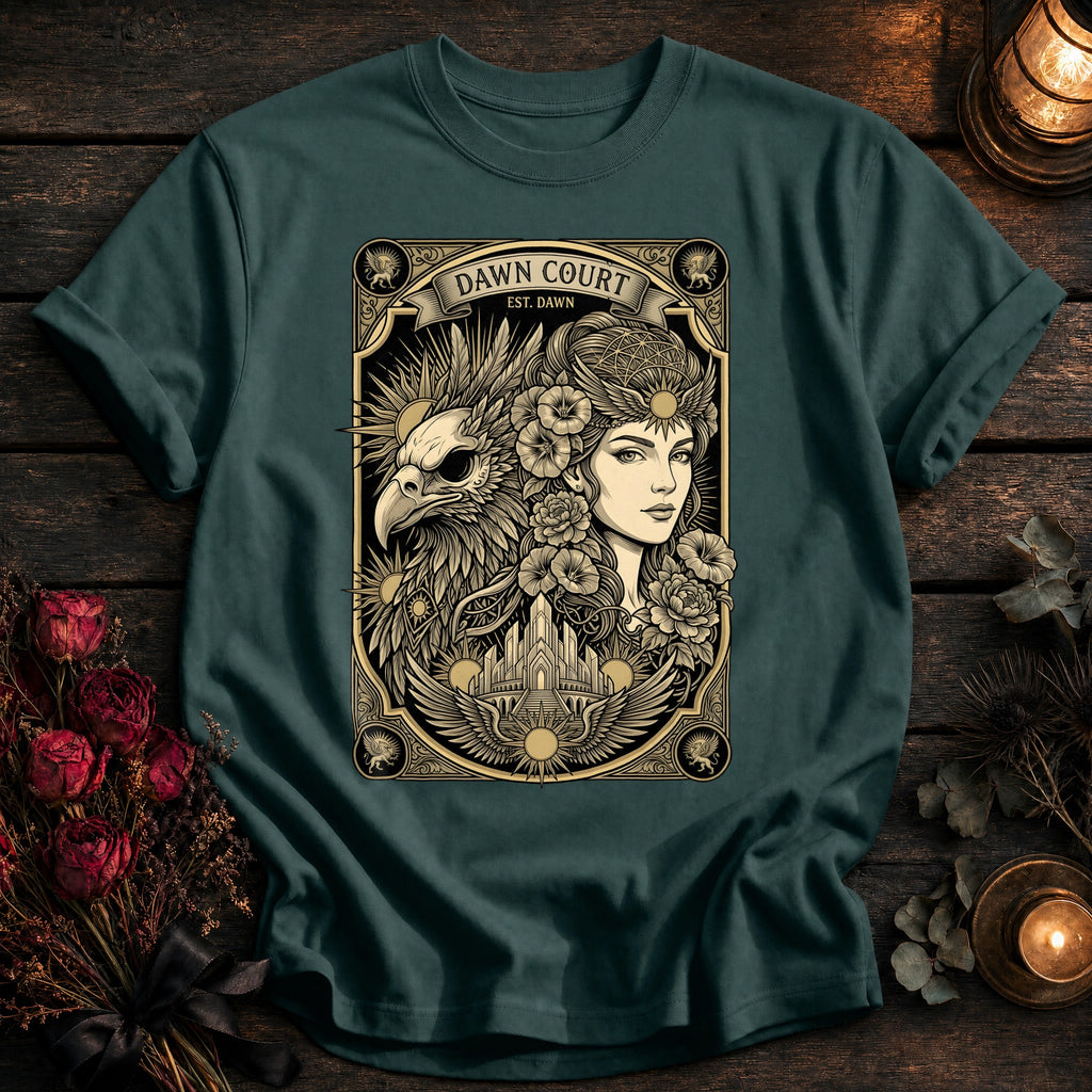 Dawn Court Tarot Top - Blue Spruce