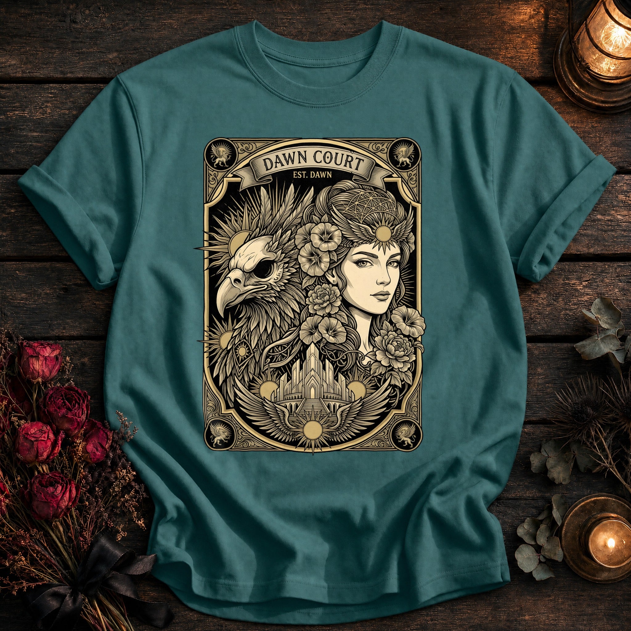 Dawn Court Tarot Top - Seafoam