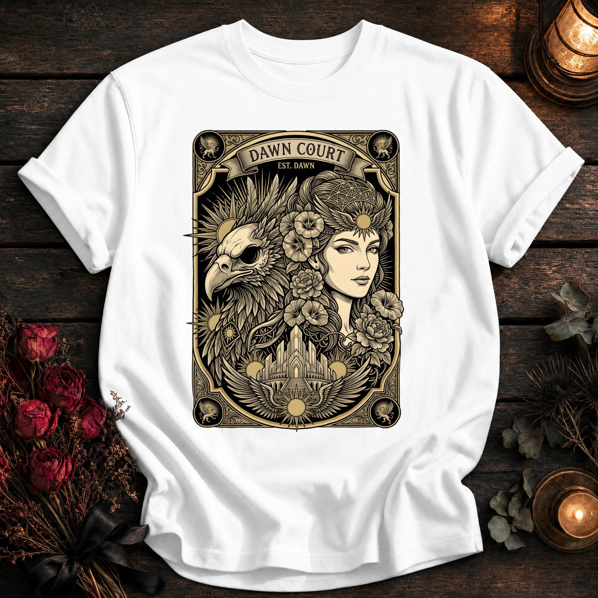 Dawn Court Tarot Top - White
