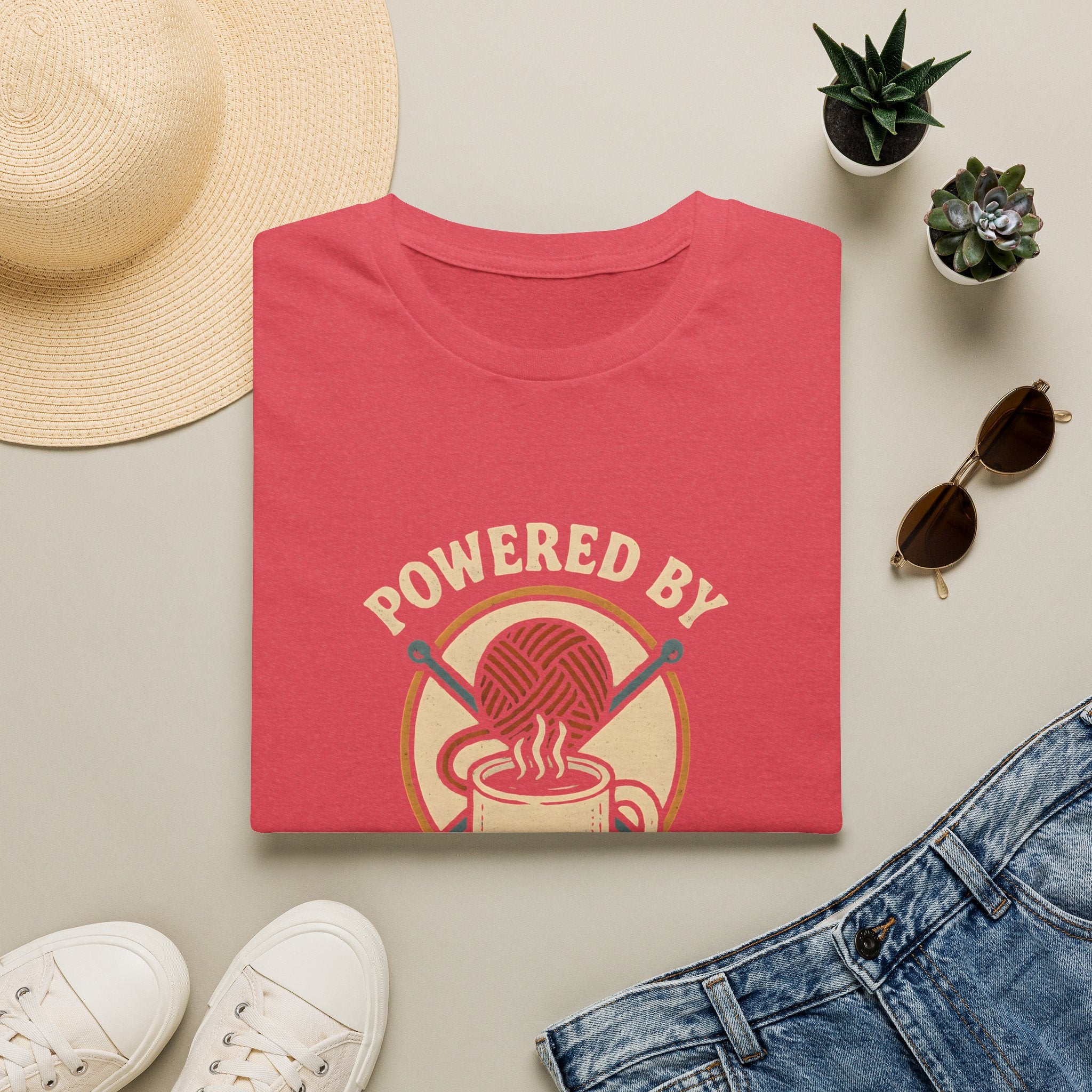 Powered by Coffee & Yarn T-Shirt