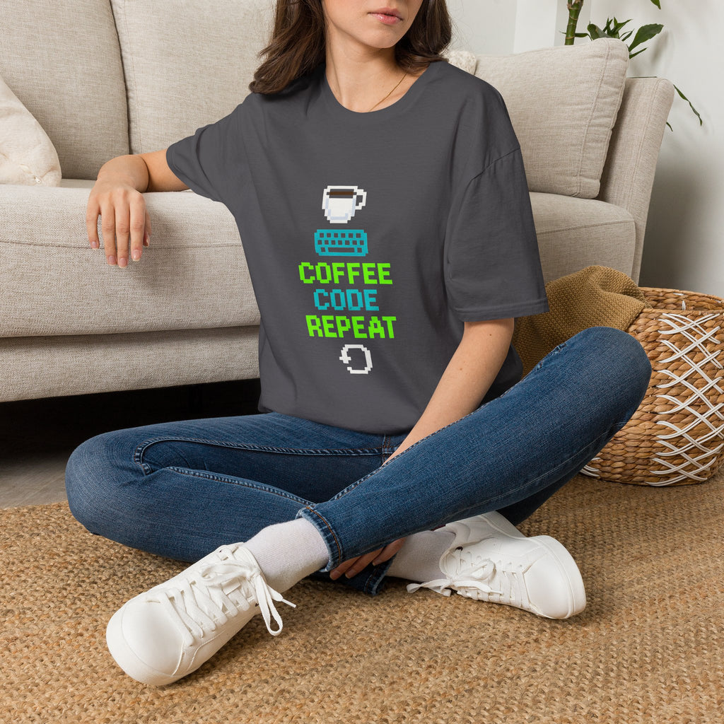 Coffee Code Repeat T-Shirt