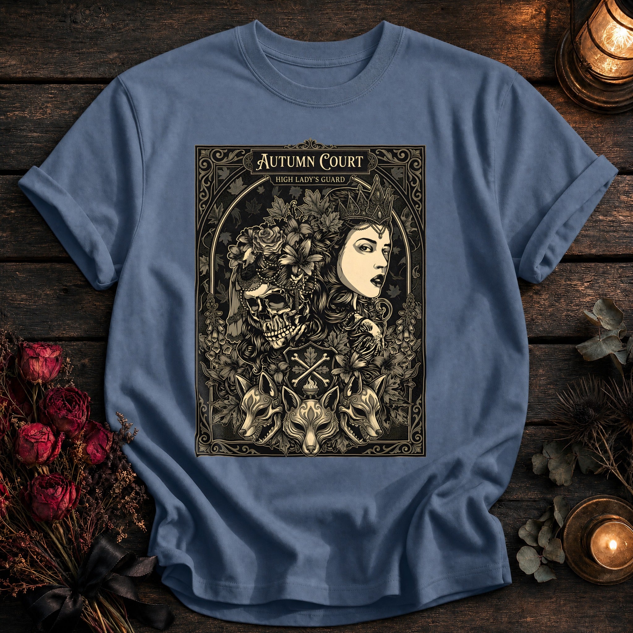 Autumn Court High Ladys Guard Tarot - Blue Jean