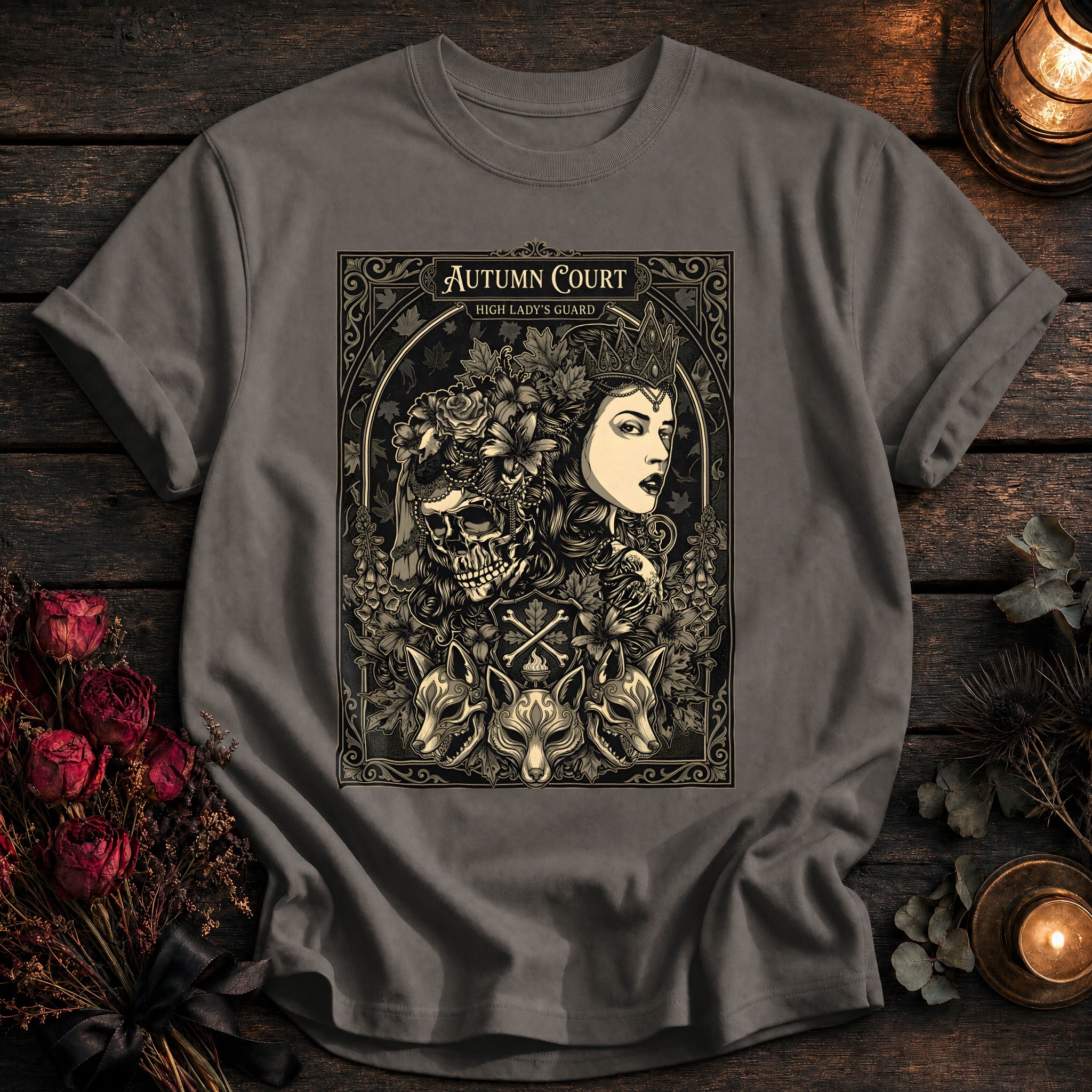 Autumn Court High Ladys Guard Tarot - Grey
