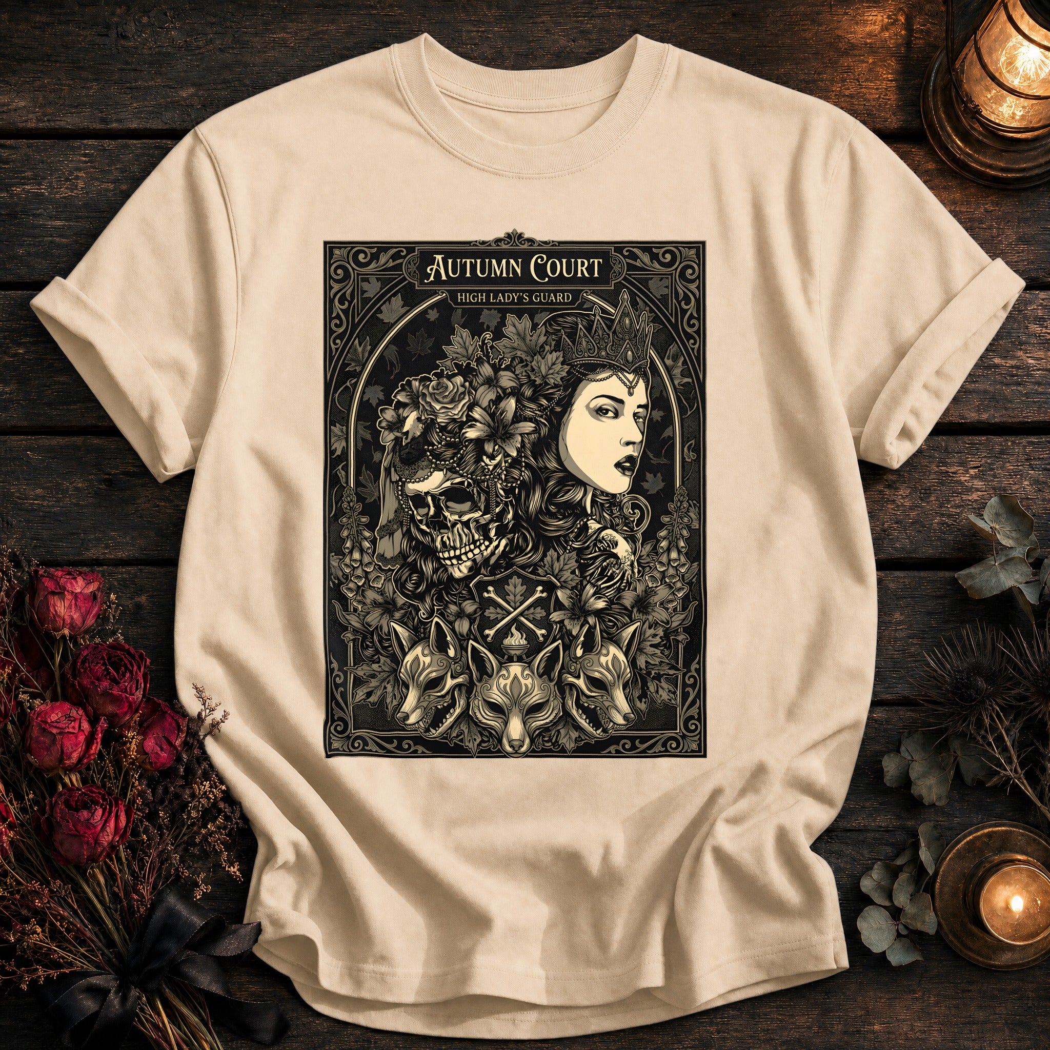 Autumn Court High Ladys Guard Tarot - Ivory