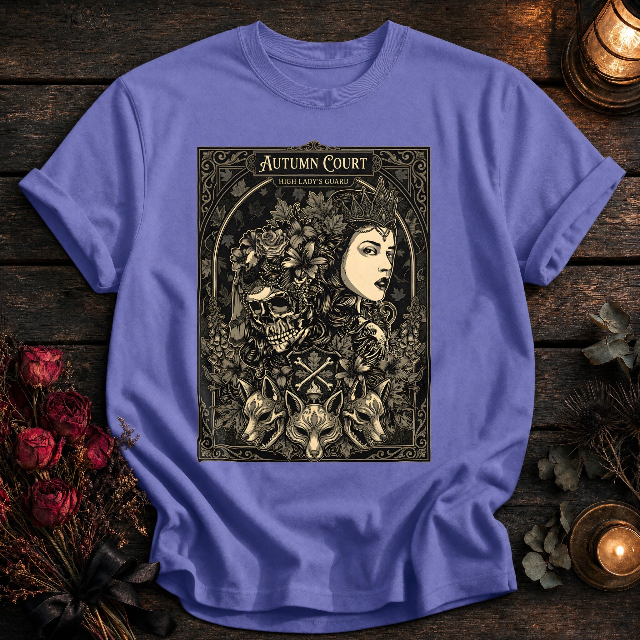 Autumn Court High Ladys Guard Tarot - Violet