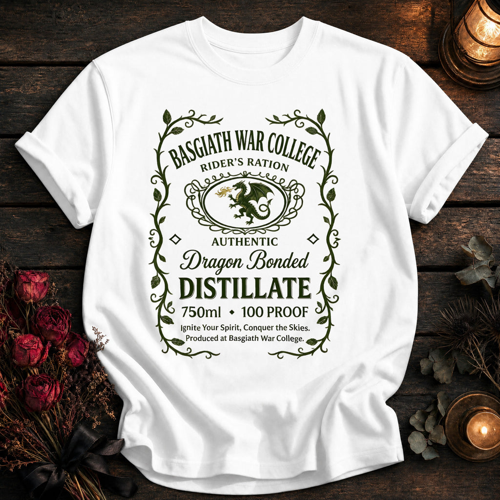 Basgiath Distillate Label - White