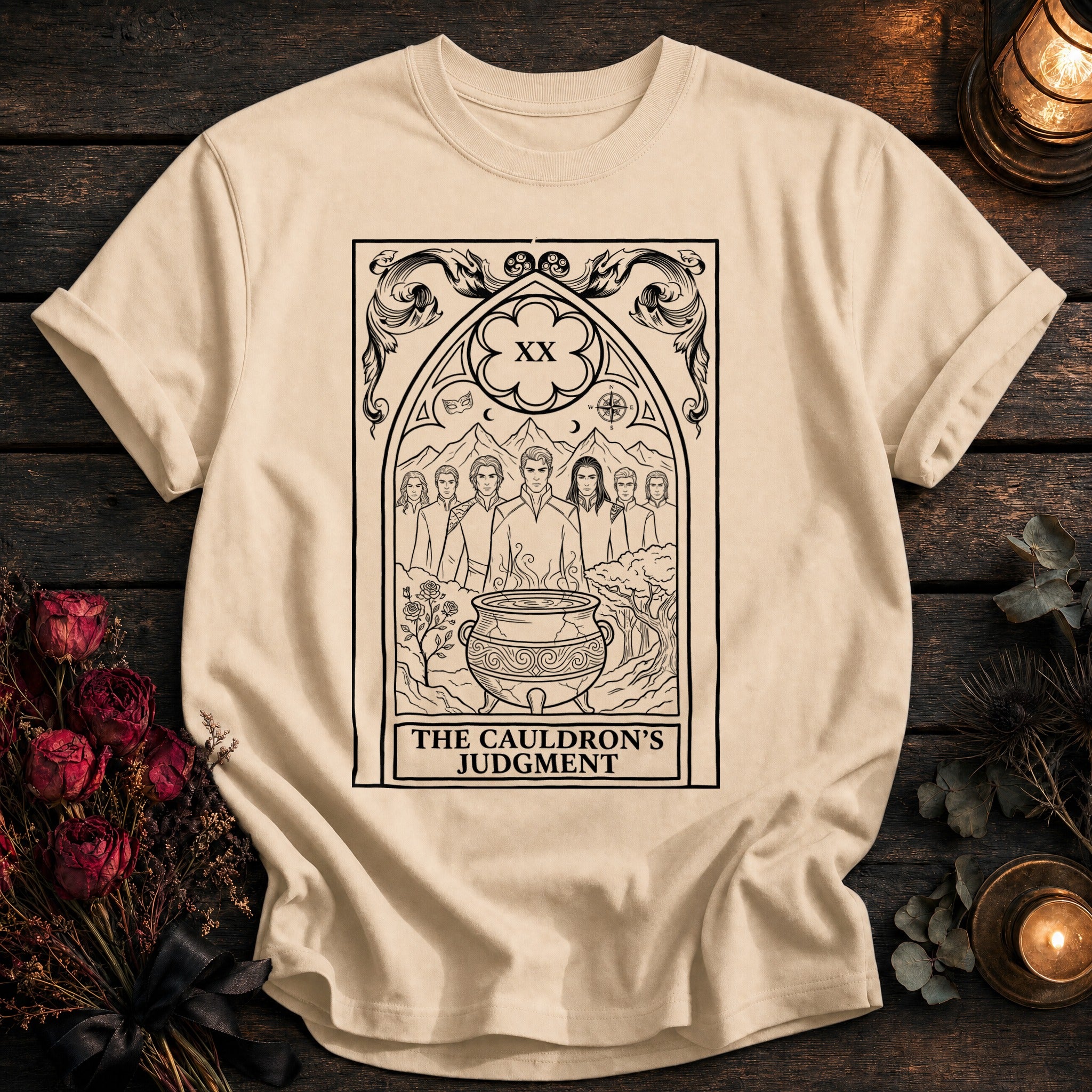 Cauldrons Judgment Tarot Black - Ivory