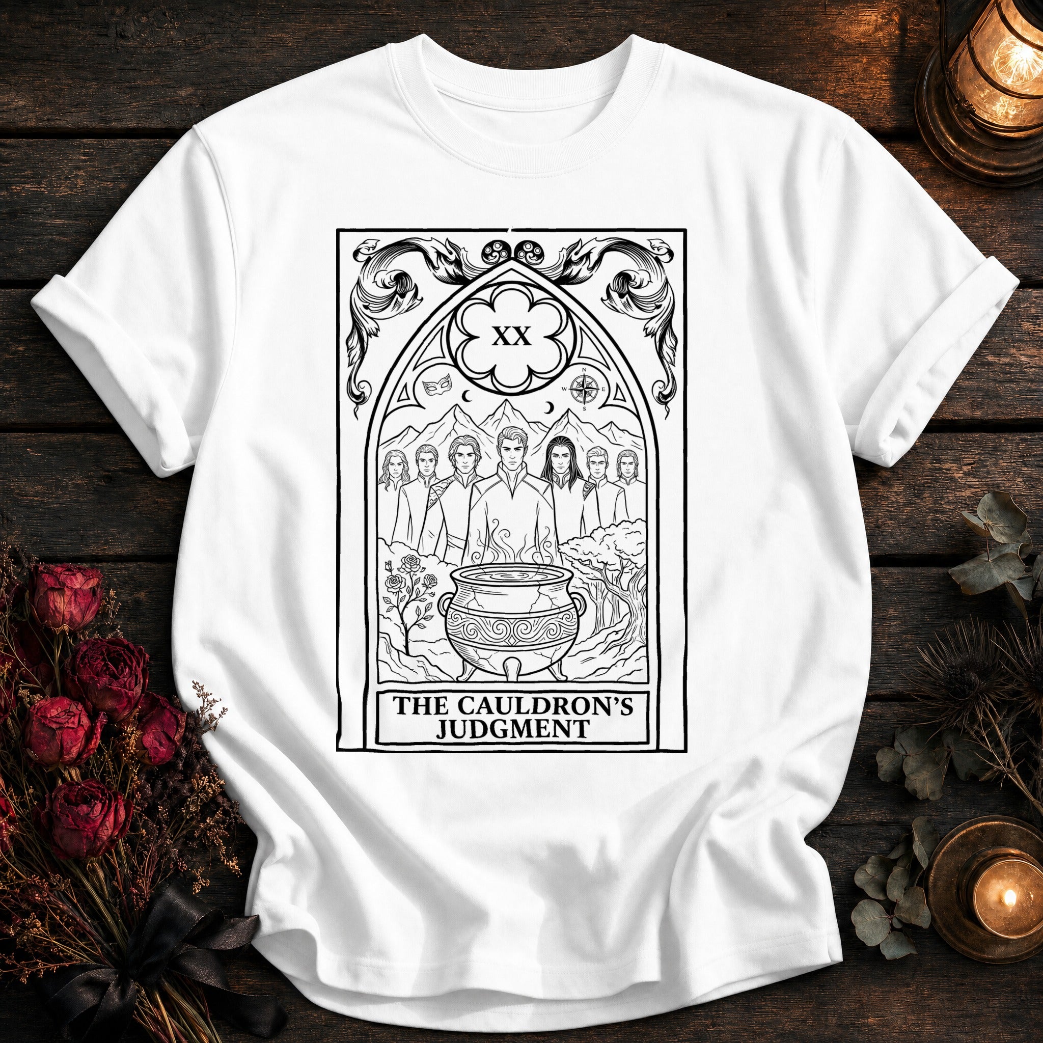 Cauldrons Judgment Tarot Black - White