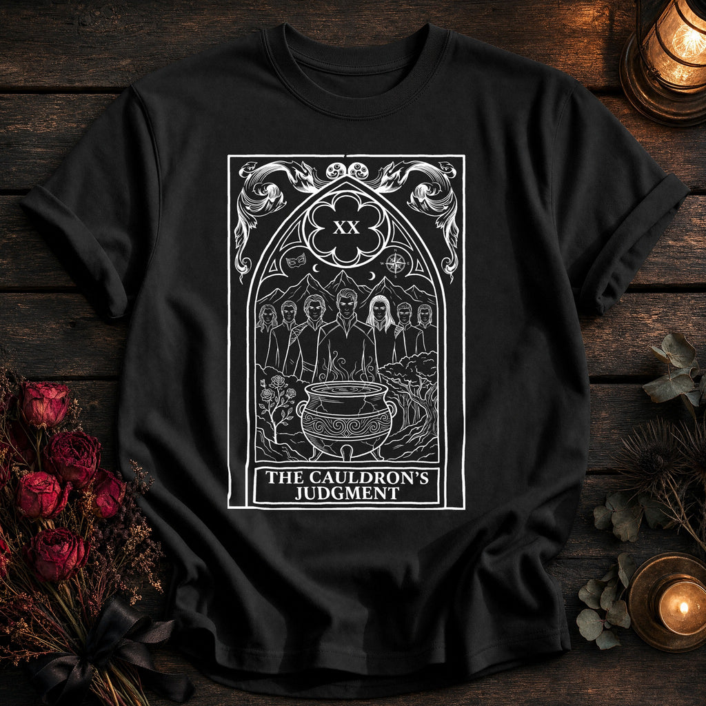 Cauldrons Judgment Tarot White - Black