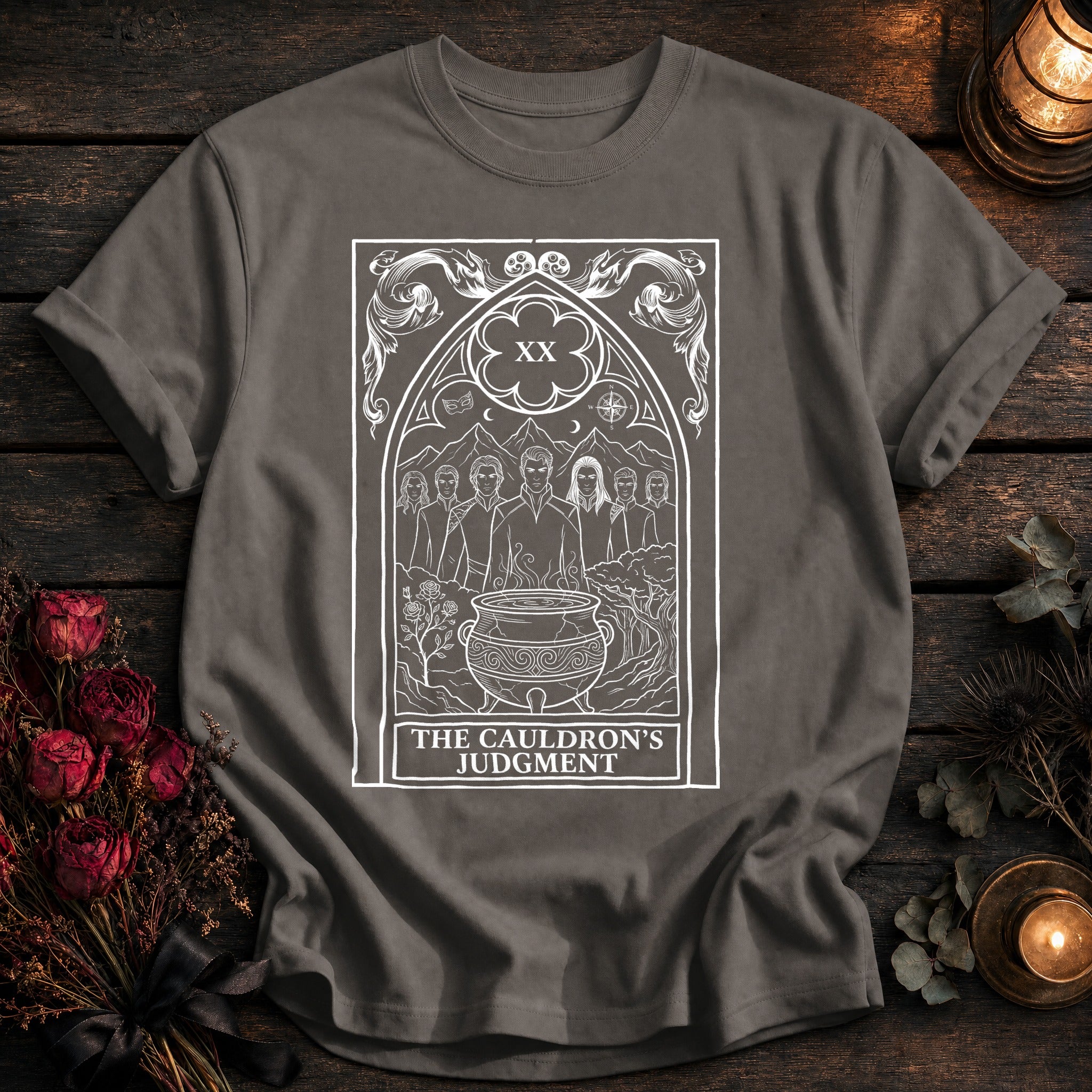 Cauldrons Judgment Tarot White - Grey