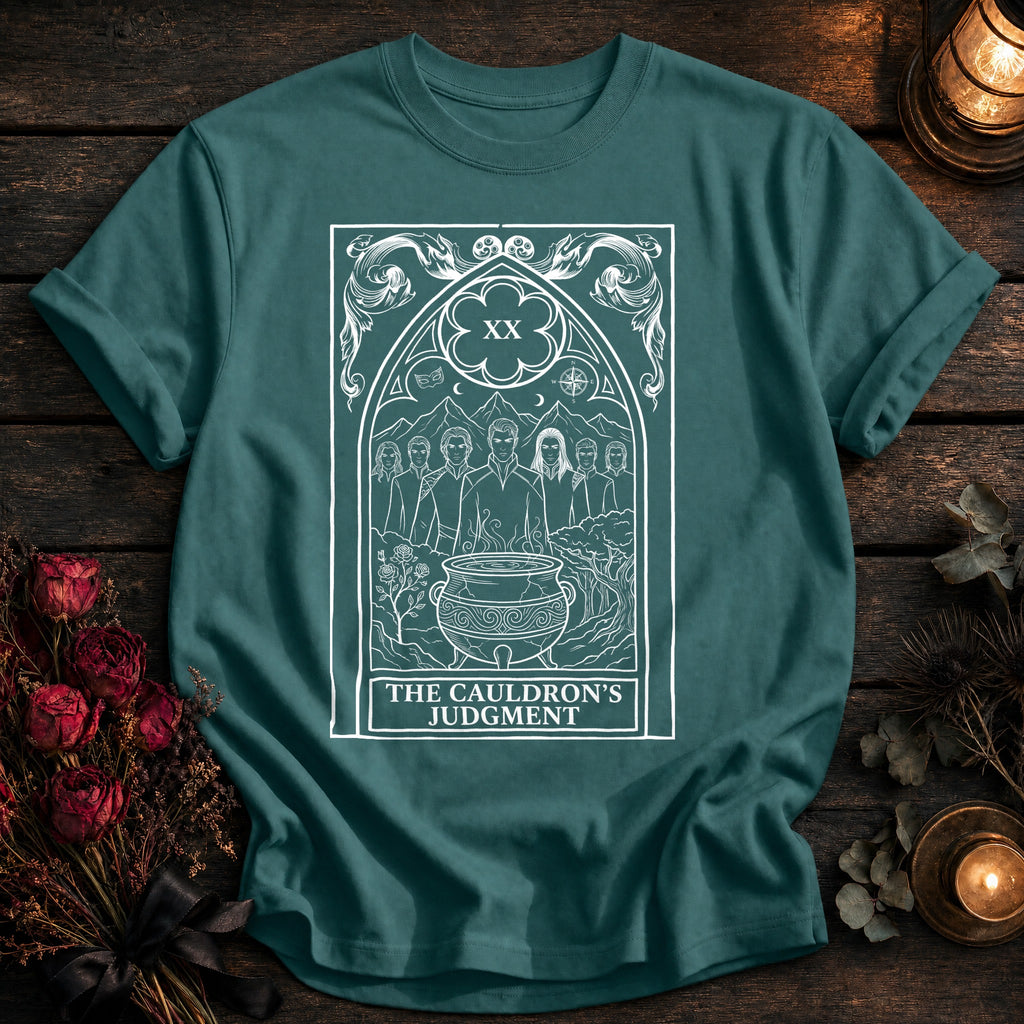 Cauldrons Judgment Tarot White - Seafoam