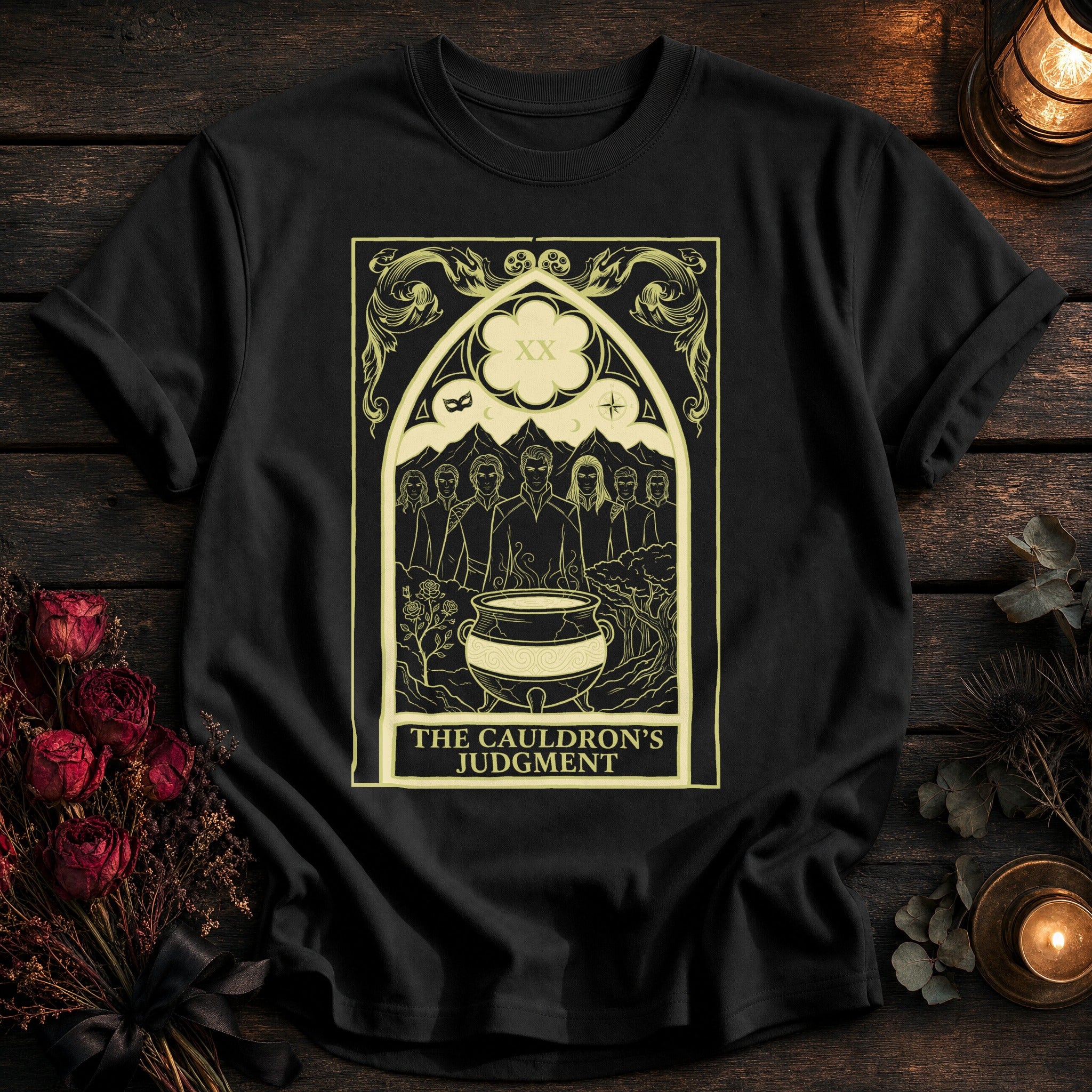 Cauldrons Judgment Tarot Yellow - Black