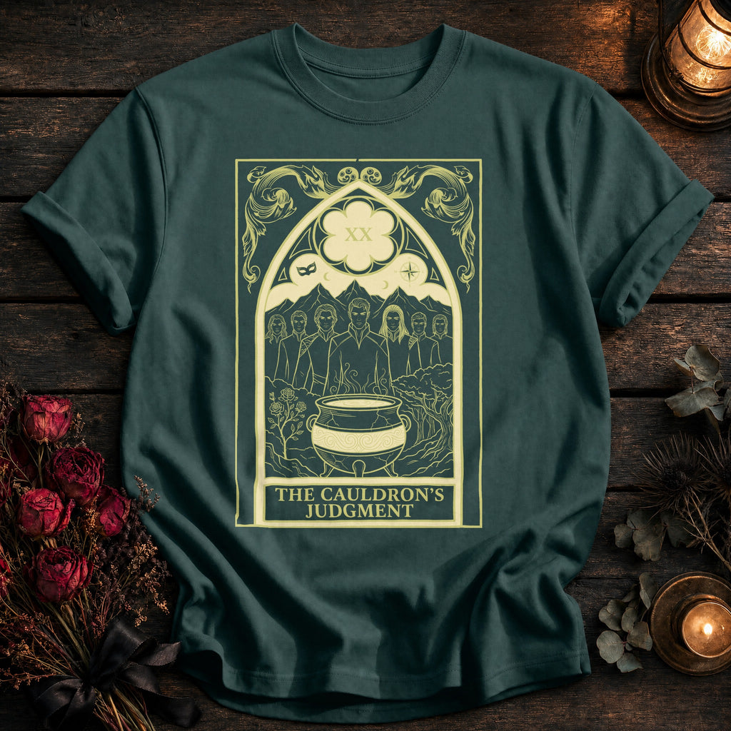 Cauldrons Judgment Tarot Yellow - Blue Spruce