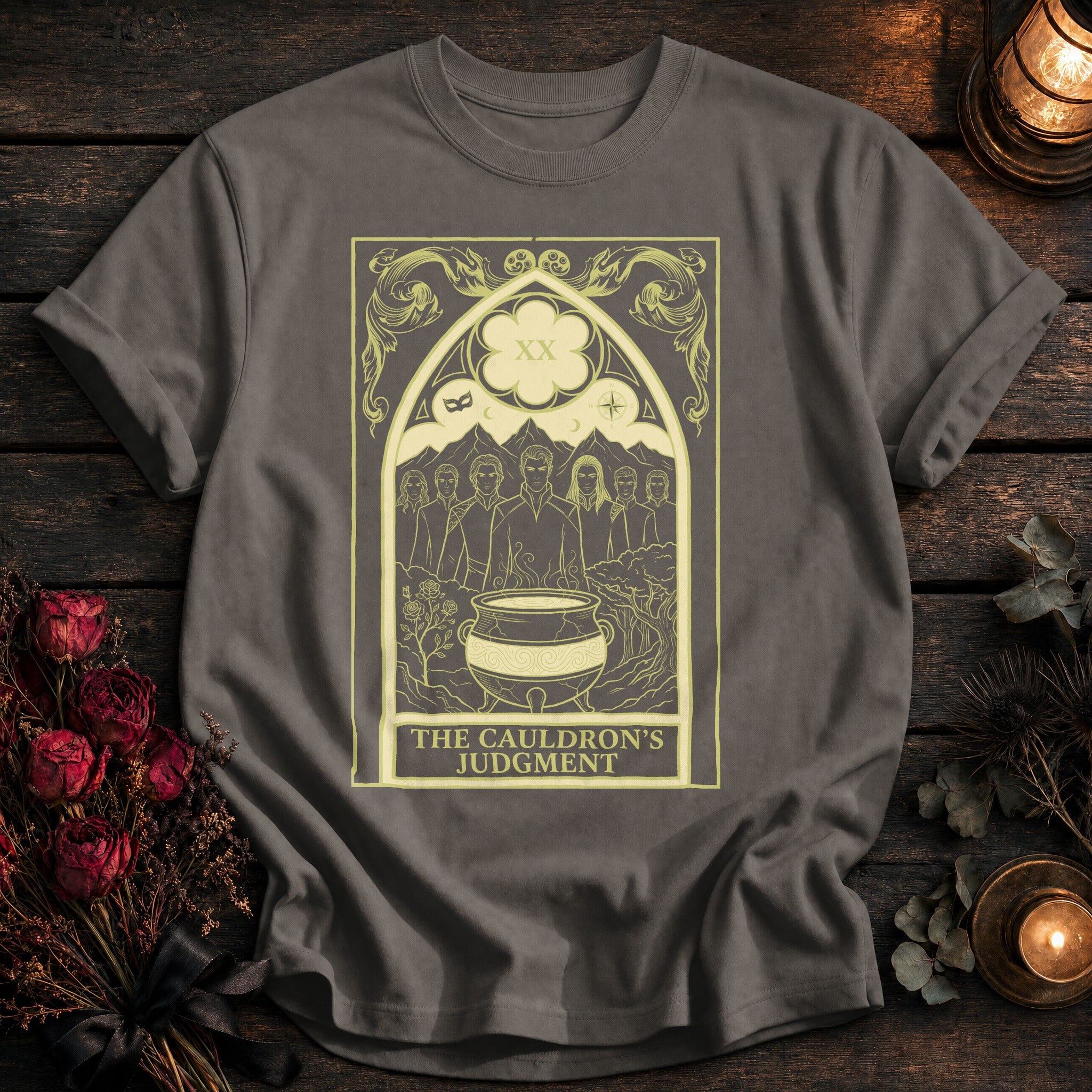 Cauldrons Judgment Tarot Yellow - Grey