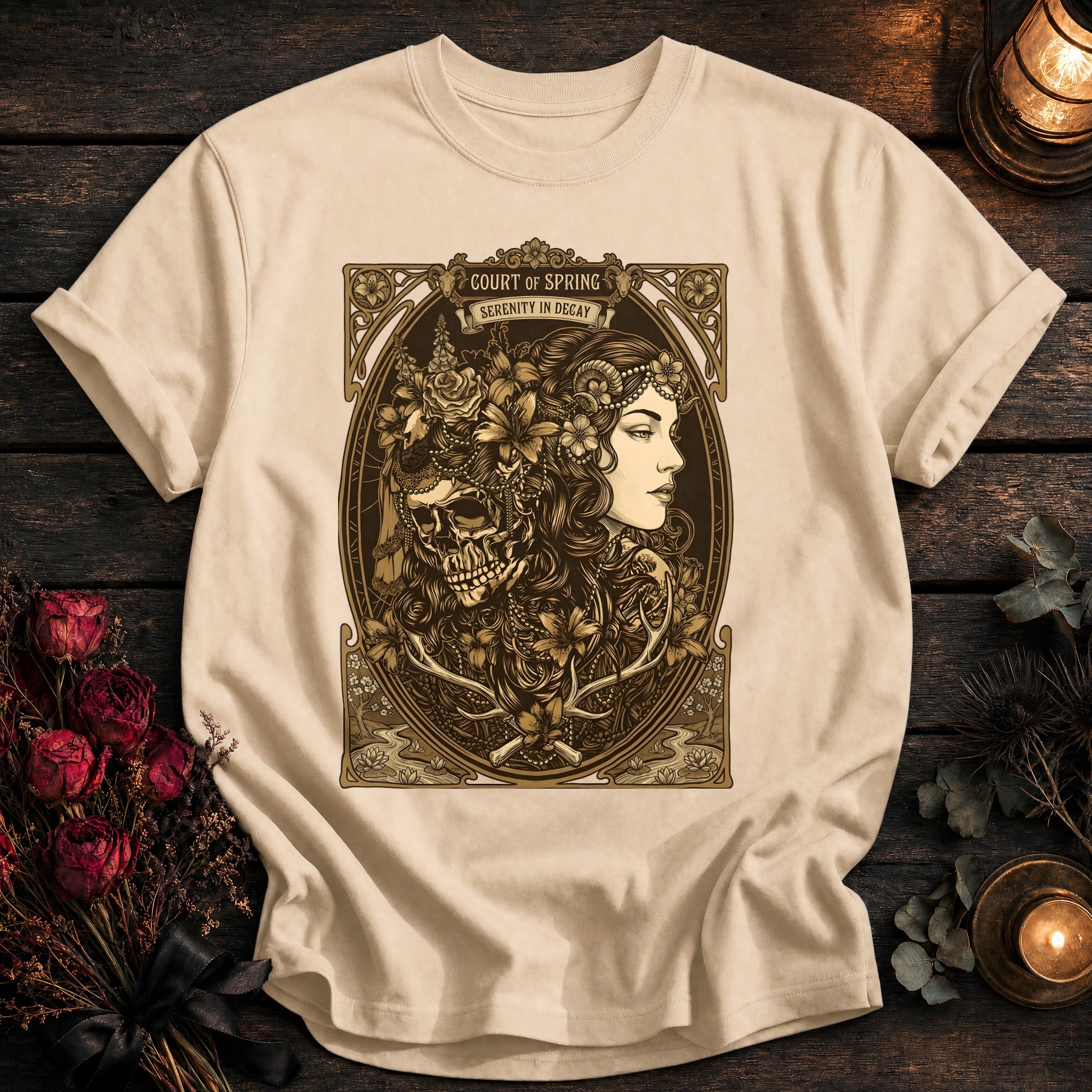 Court Of Spring Serenity In Decay Tarot - Ivory