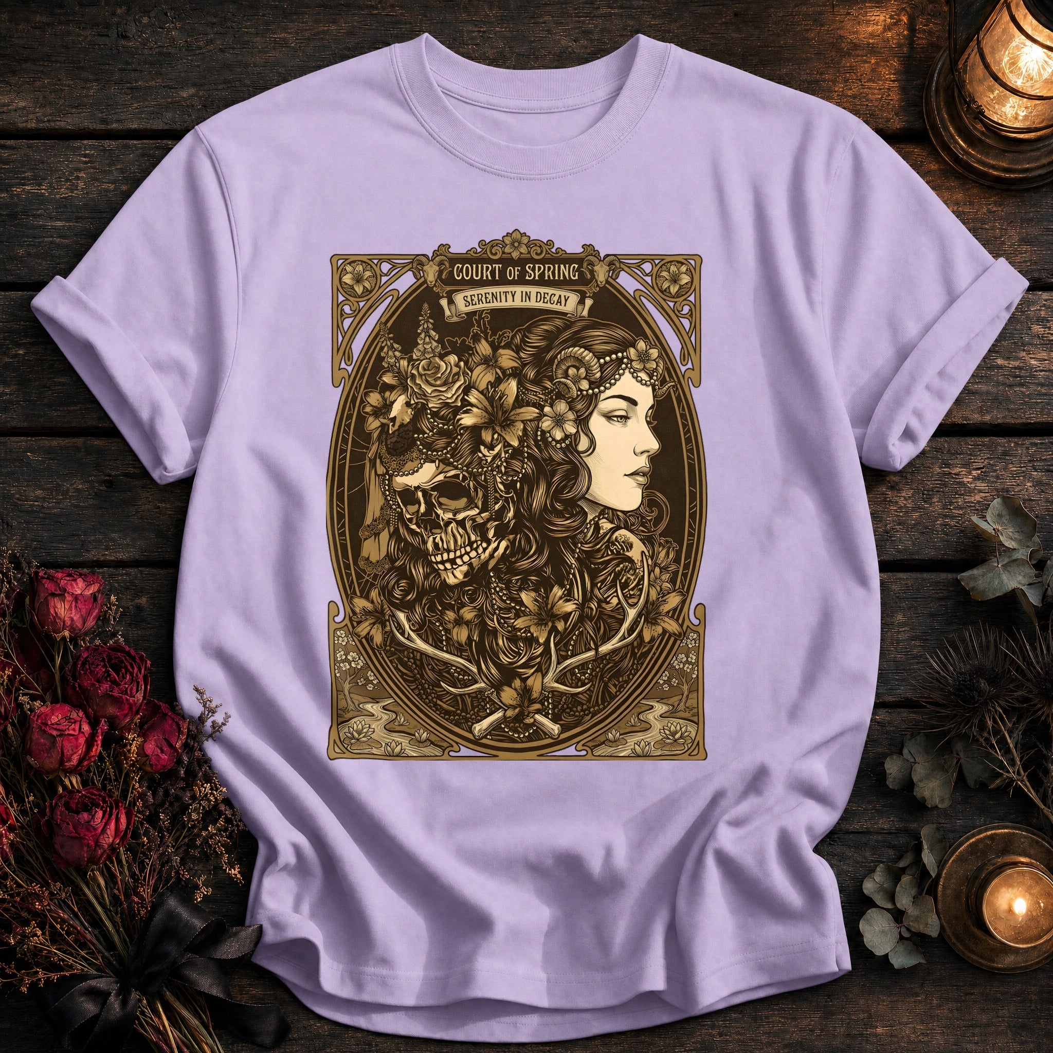 Court Of Spring Serenity In Decay Tarot - Orchid