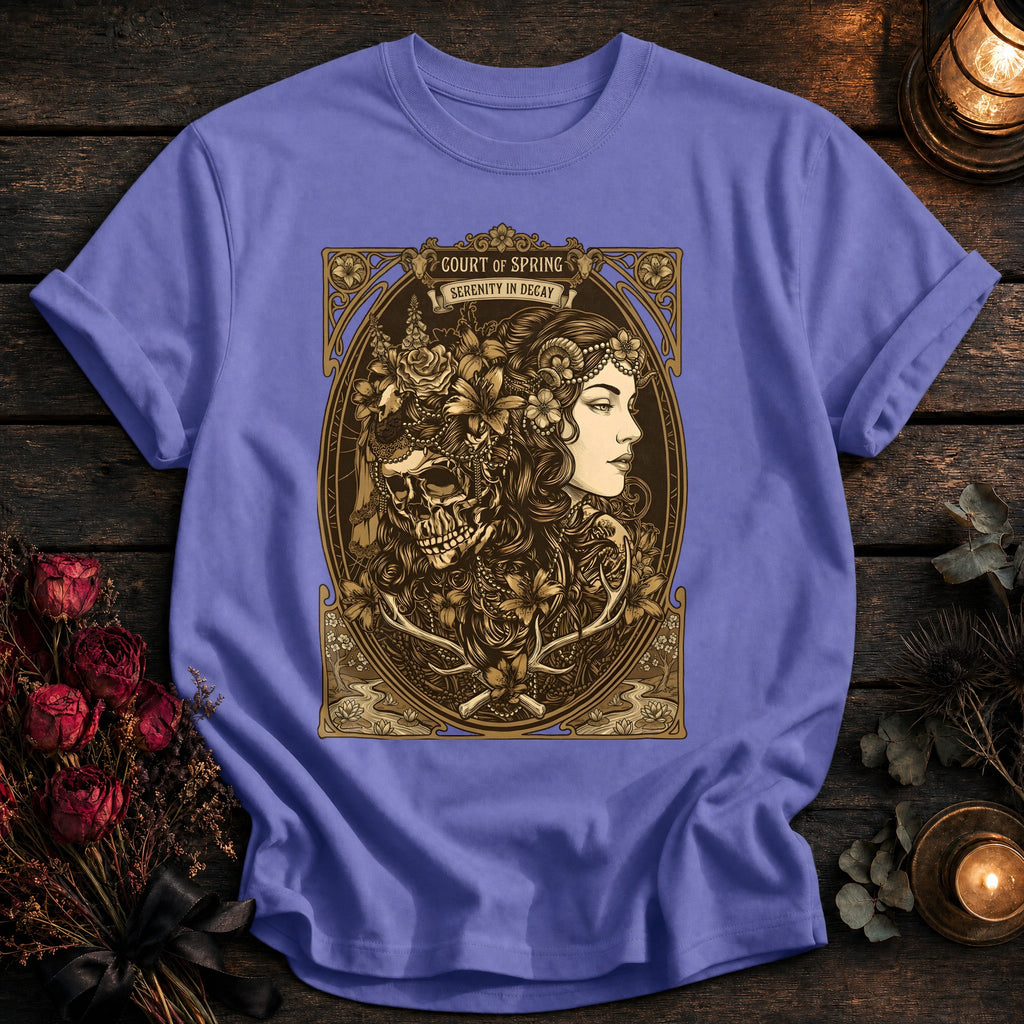 Court Of Spring Serenity In Decay Tarot - Violet