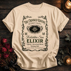 Crooked Ravens Forbidden Sins Elixir Label - Ivory
