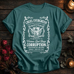 Cruel Evergreen Corruption Label White - Seafoam