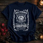 Cruel Evergreen Corruption Label White - True Navy