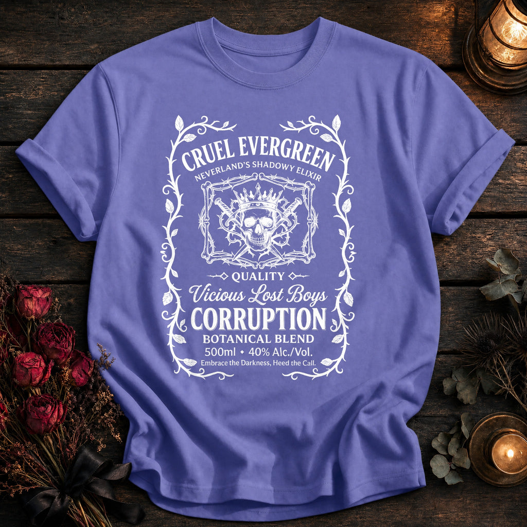 Cruel Evergreen Corruption Label White - Violet