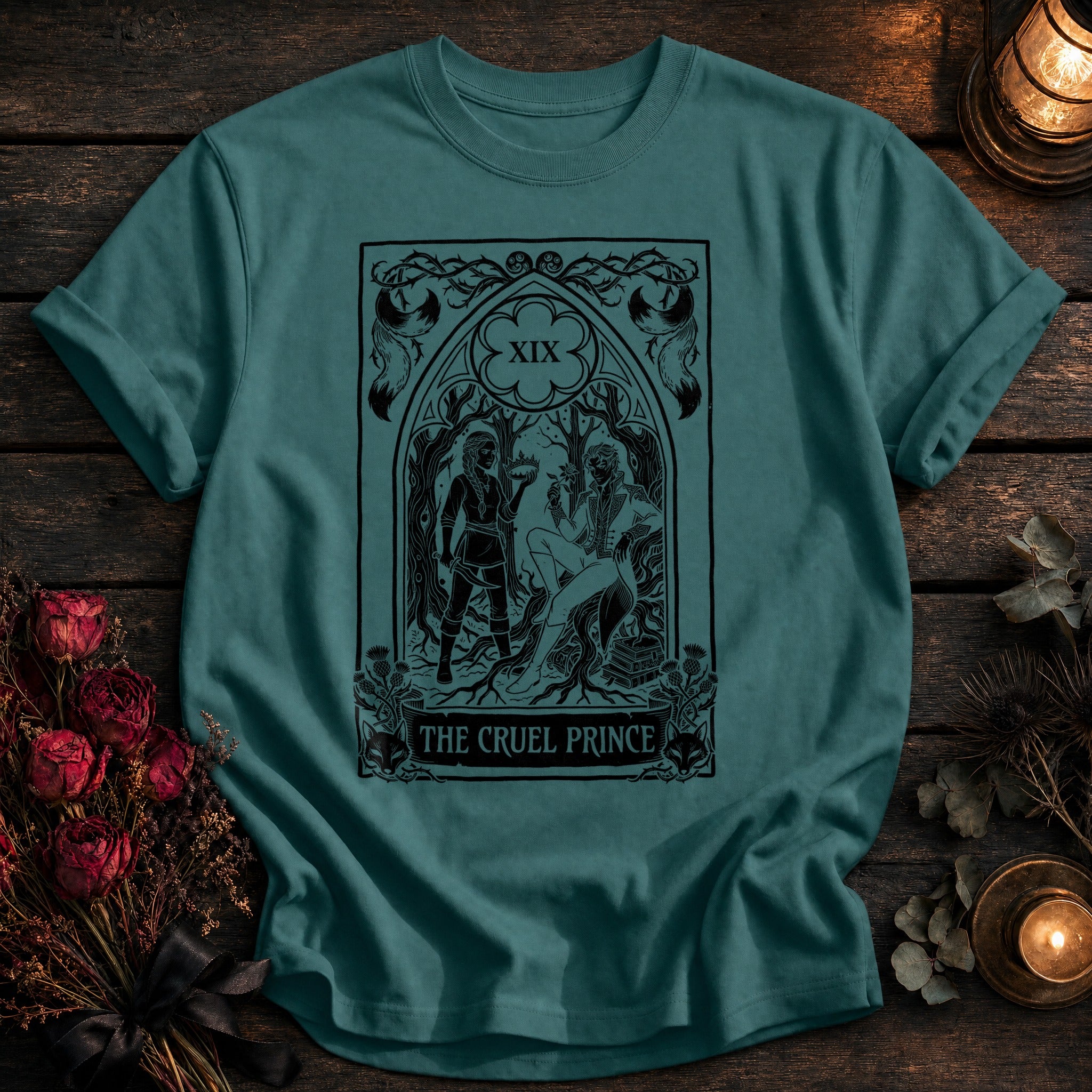 Cruel Prince Tarot Black - Seafoam