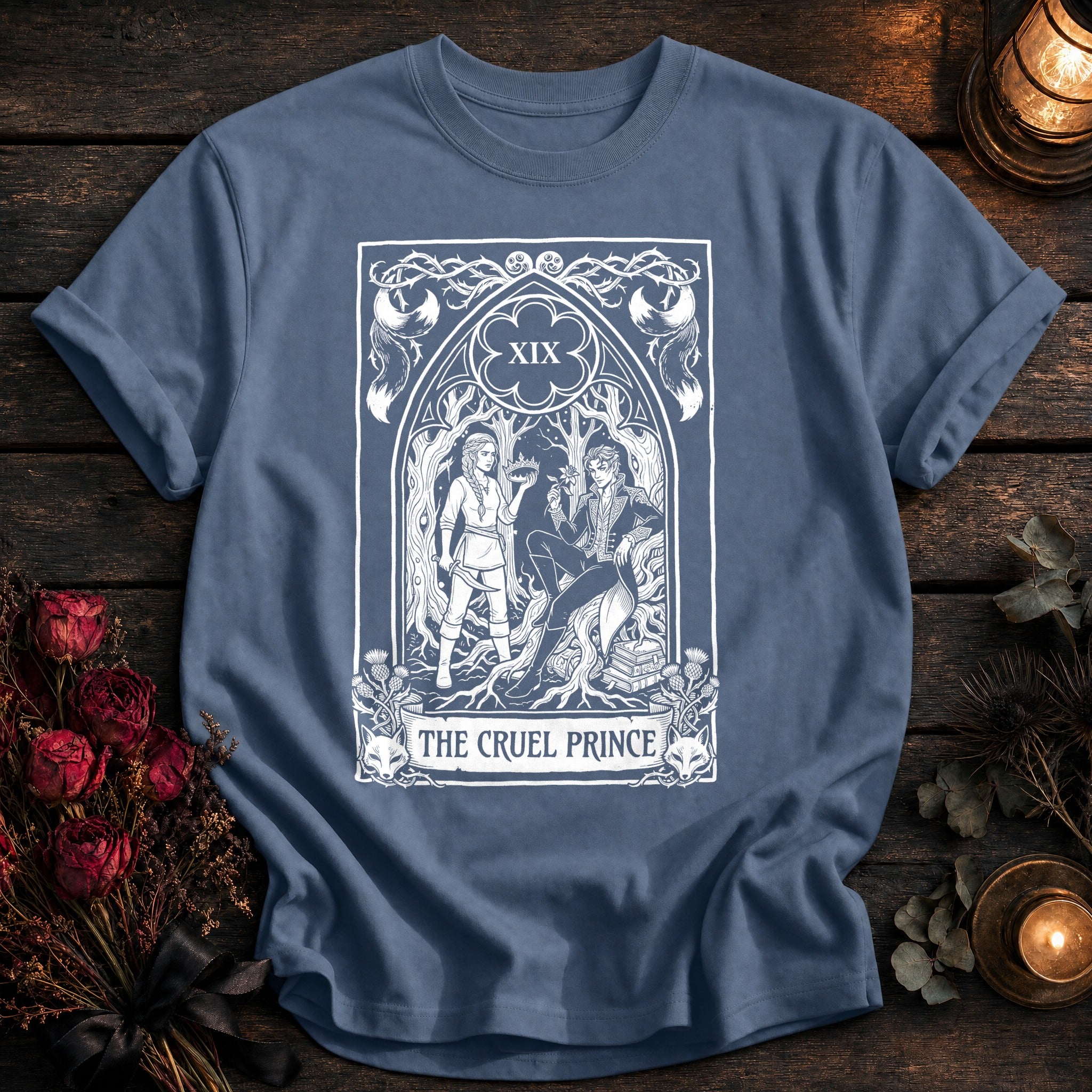Cruel Prince Tarot White - Blue Jean