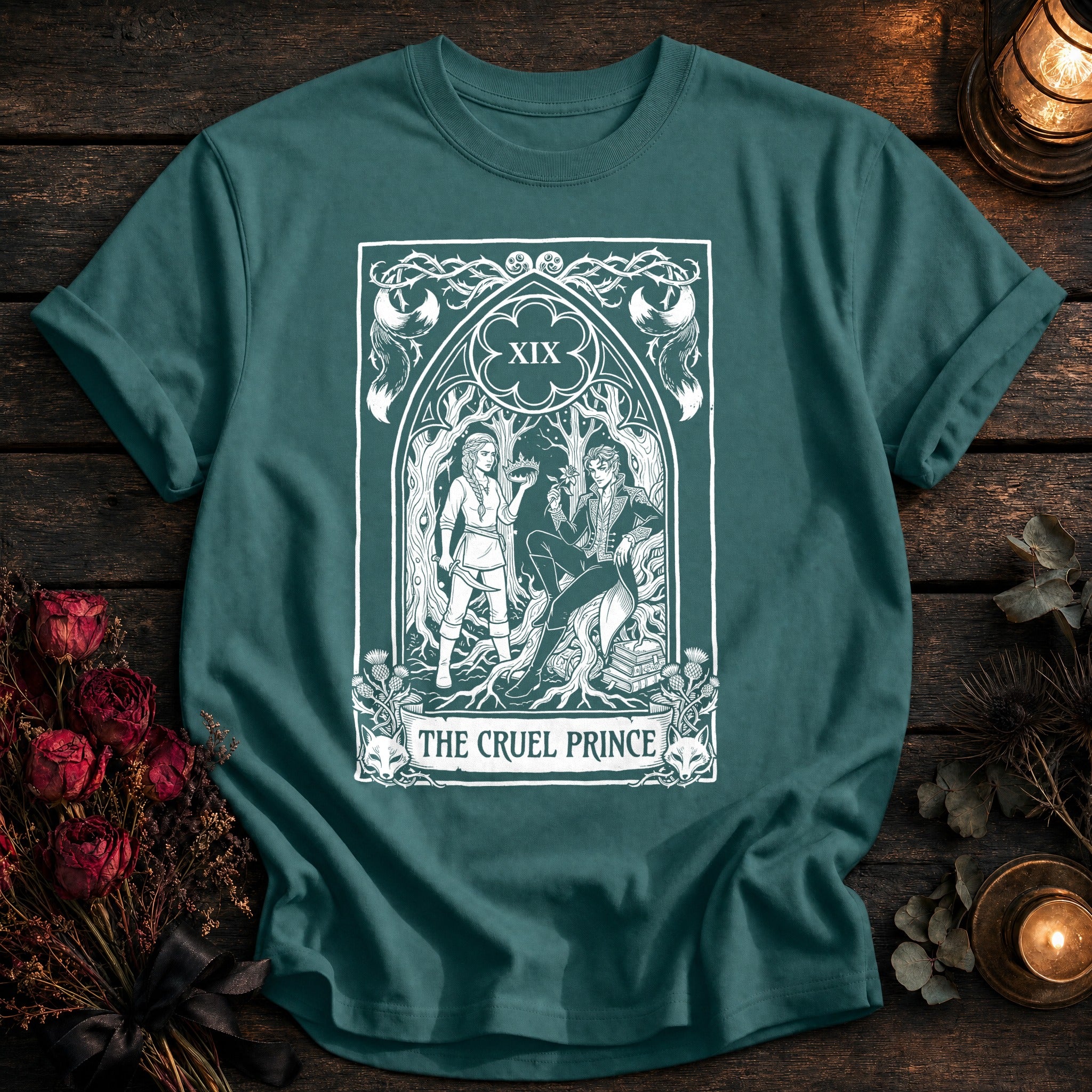 Cruel Prince Tarot White - Seafoam