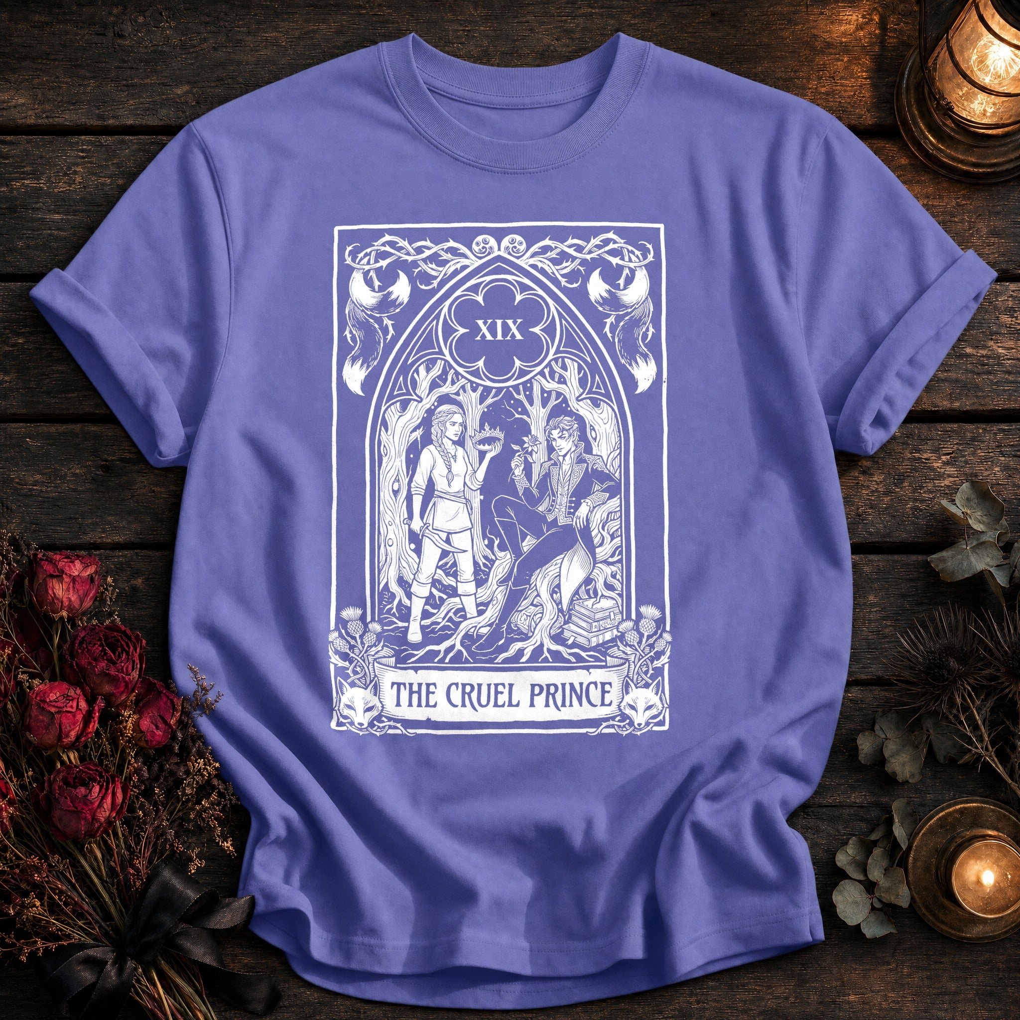 Cruel Prince Tarot White - Violet
