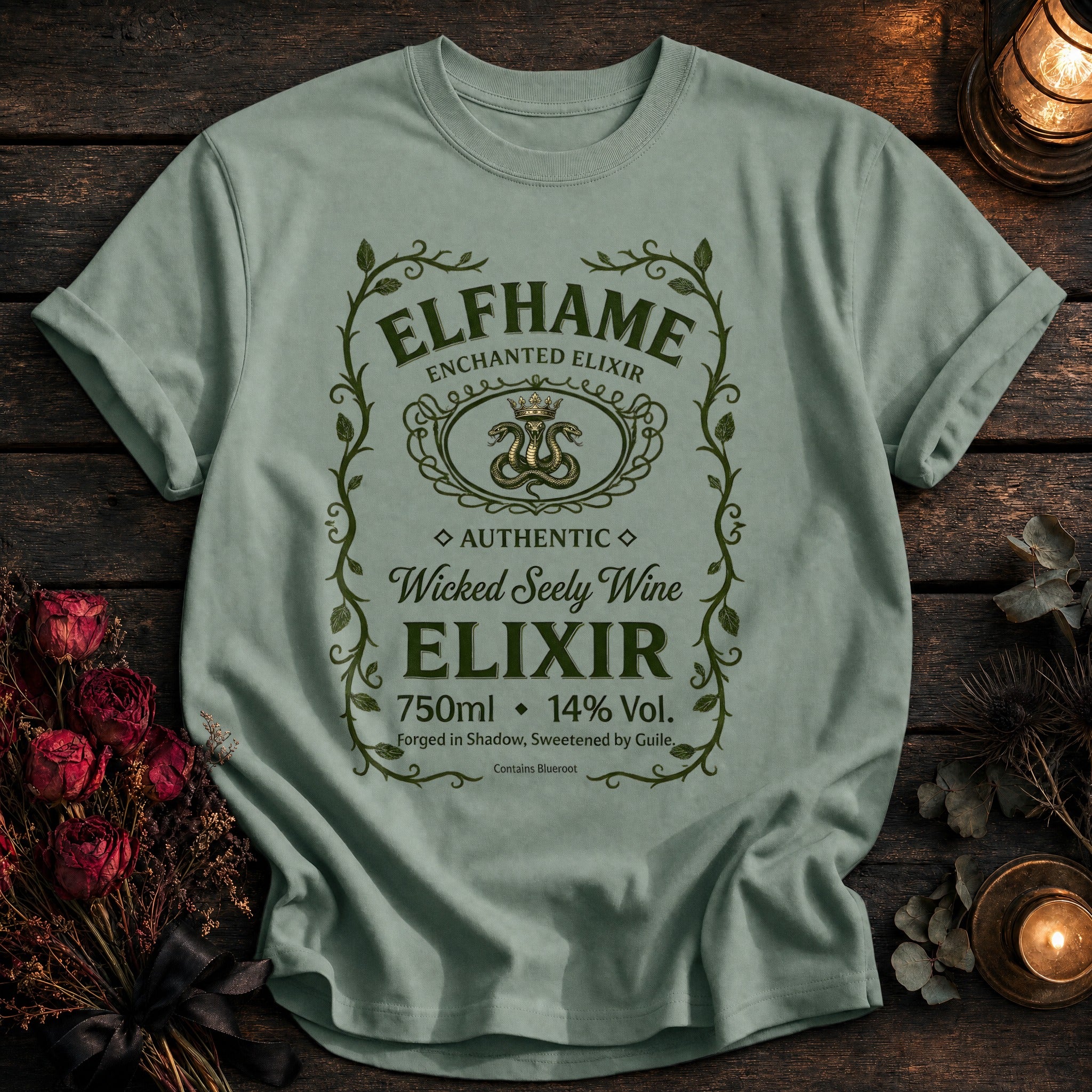 Elfhame Seely Wine Label - Bay