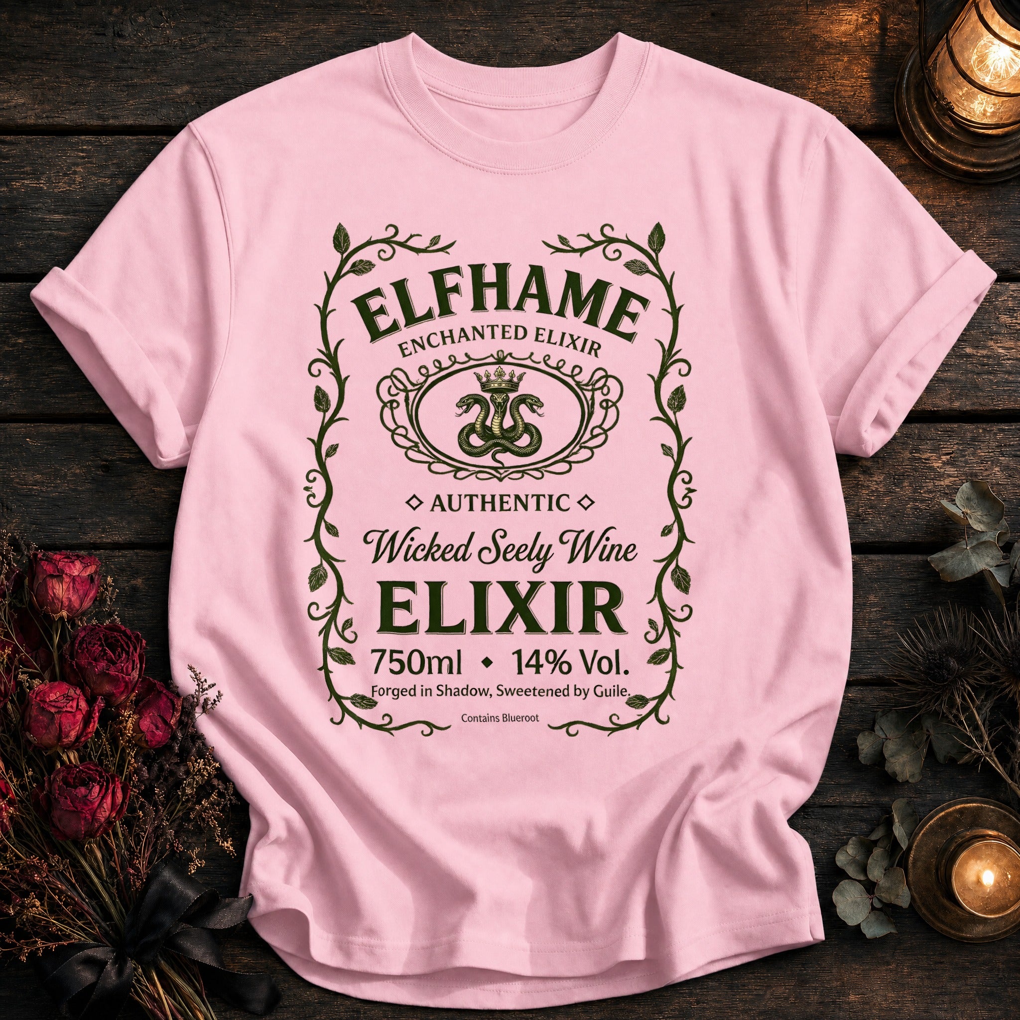 Elfhame Seely Wine Label - Blossom