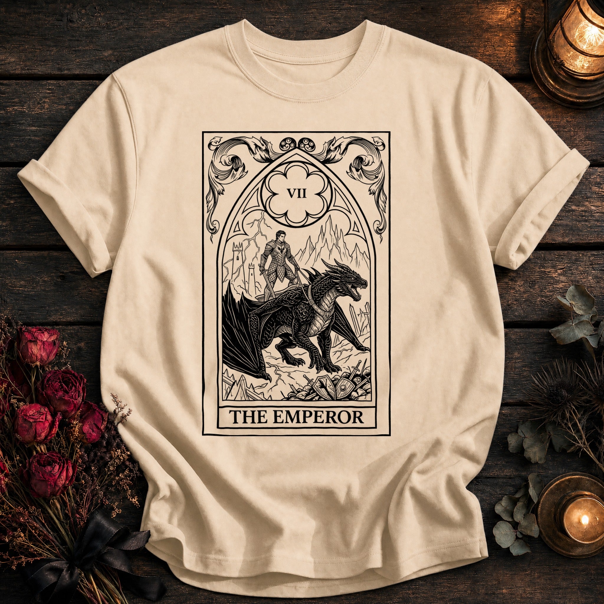 Emperor Tarot Black - Ivory