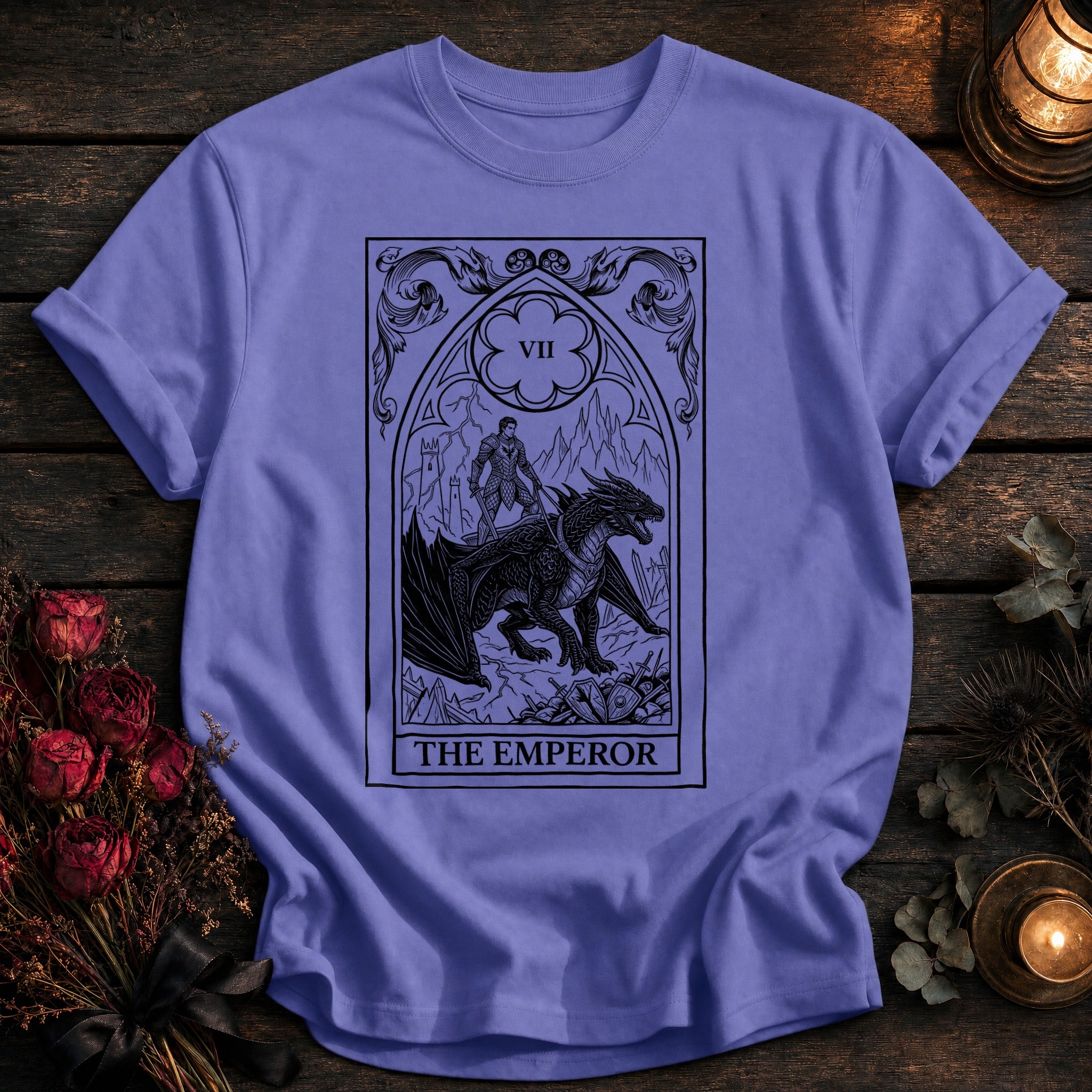 Emperor Tarot Black - Violet