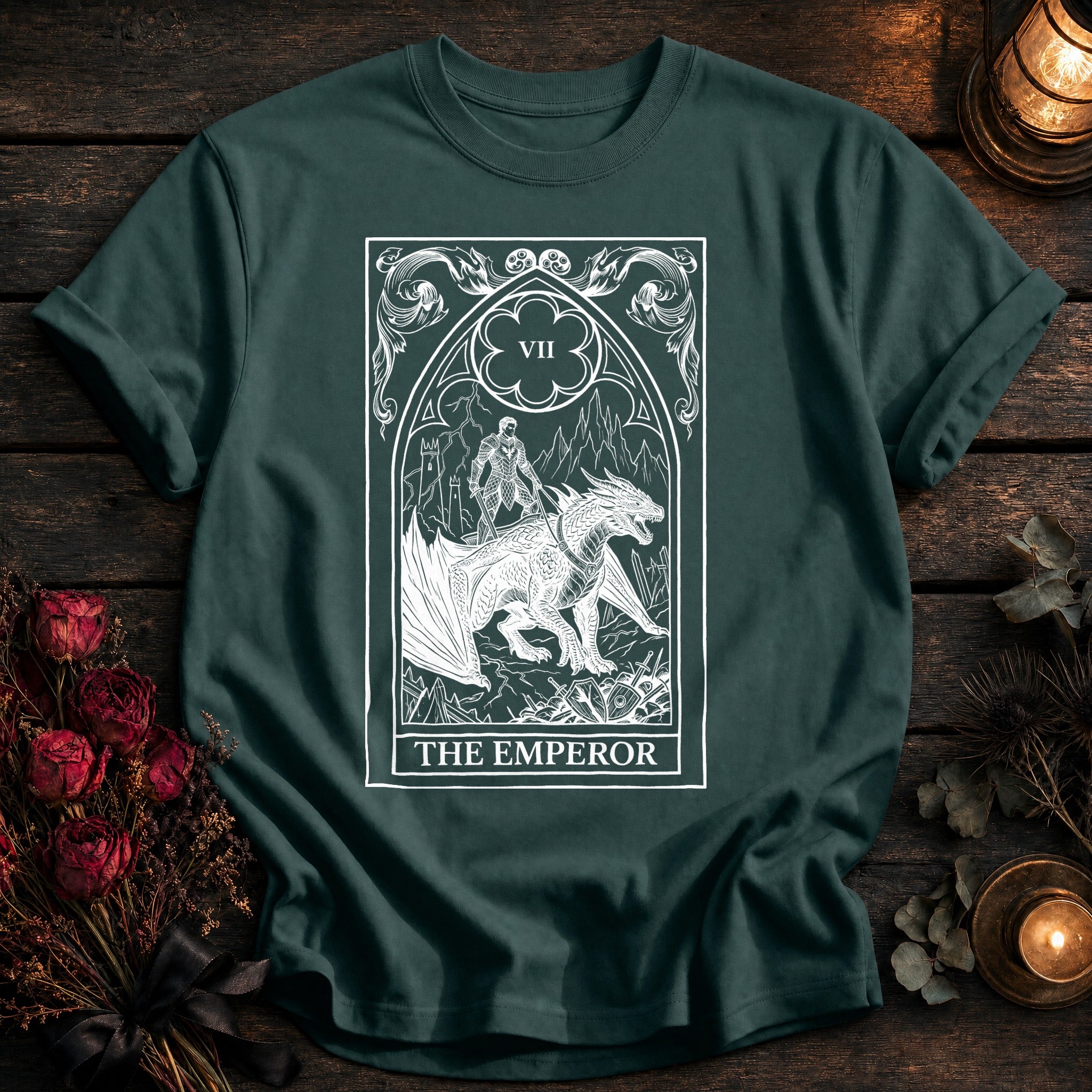 Emperor Tarot White - Blue Spruce