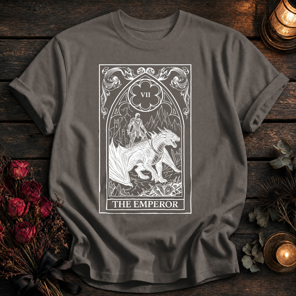 Emperor Tarot White - Grey