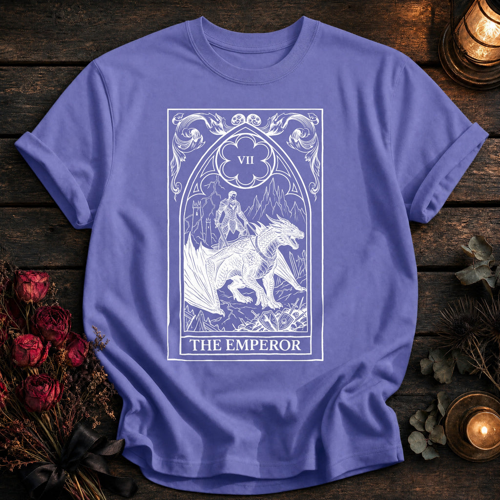 Emperor Tarot White - Violet