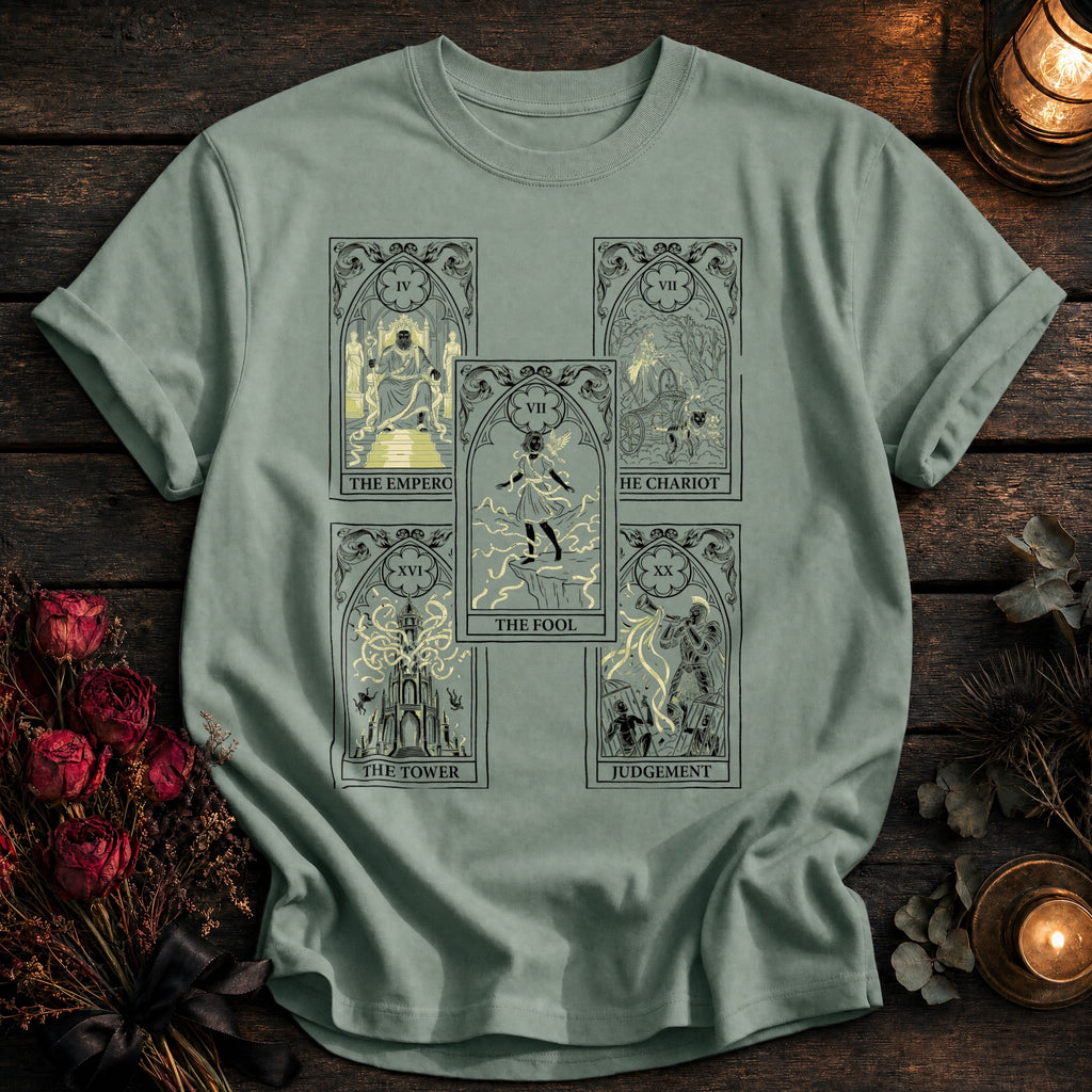Five Card Tarot Grid Black - Bay
