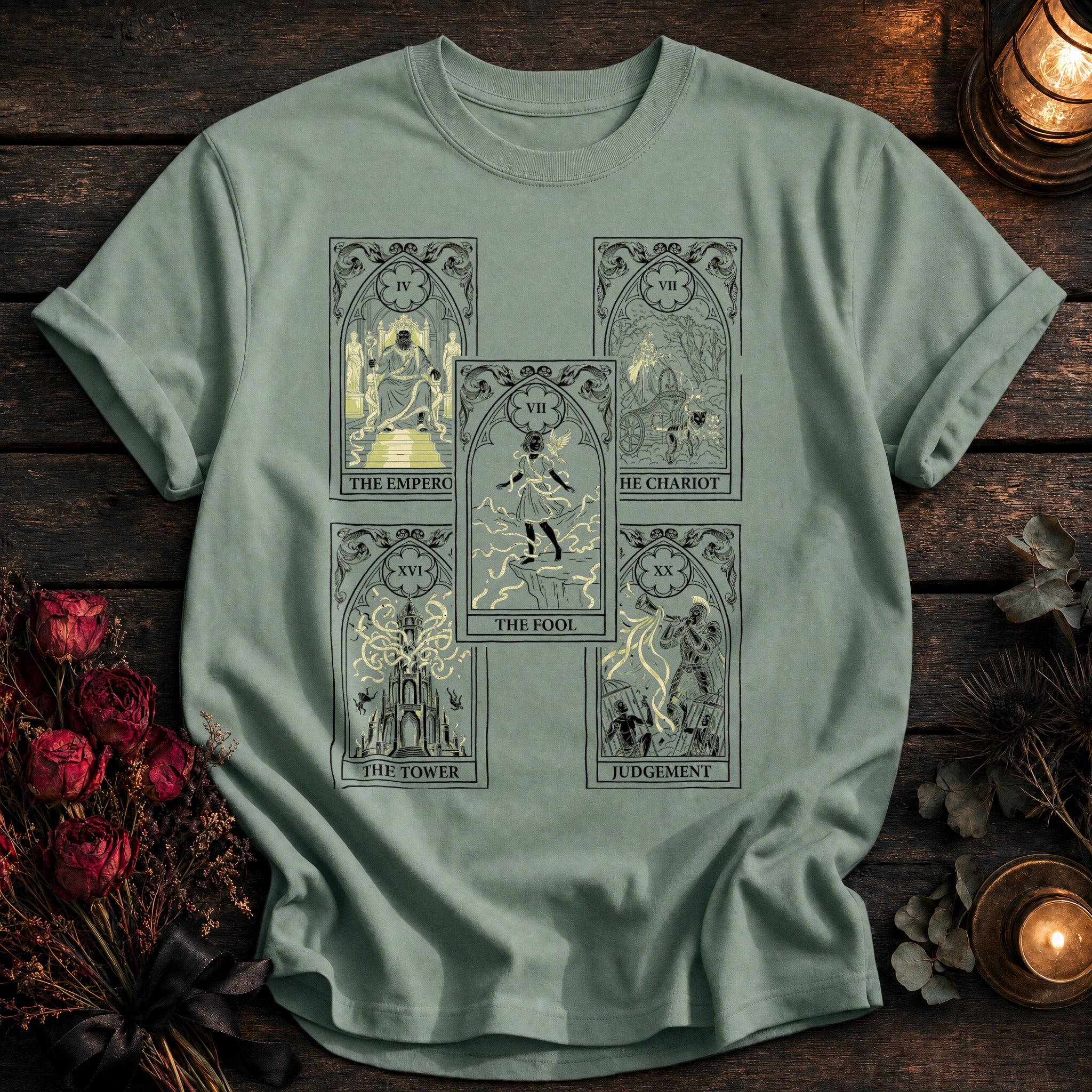Five Card Tarot Grid Black - Bay