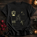 Five Card Tarot Grid Black - Black