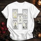 Five Card Tarot Grid Black - White
