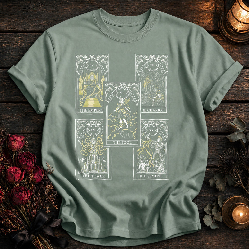 Five Card Tarot Grid White - Bay