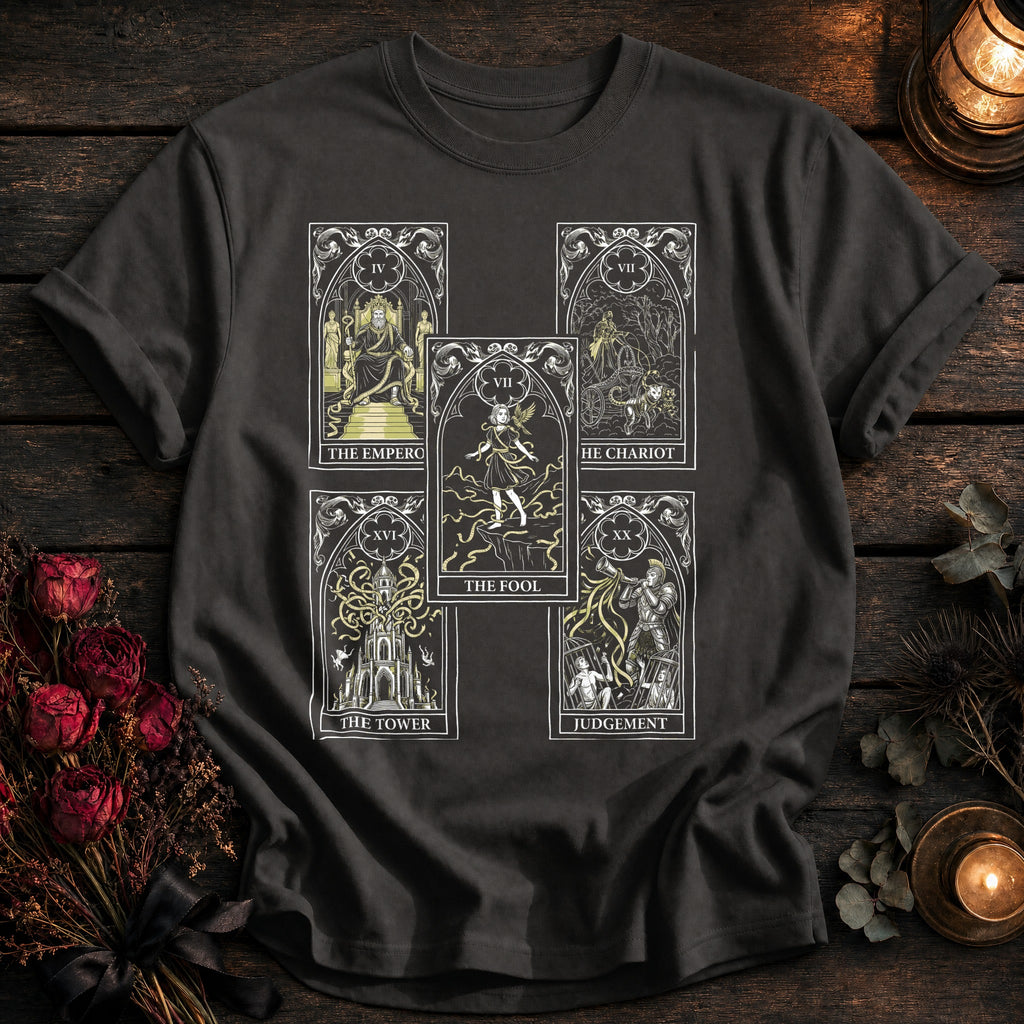 Five Card Tarot Grid White - Pepper