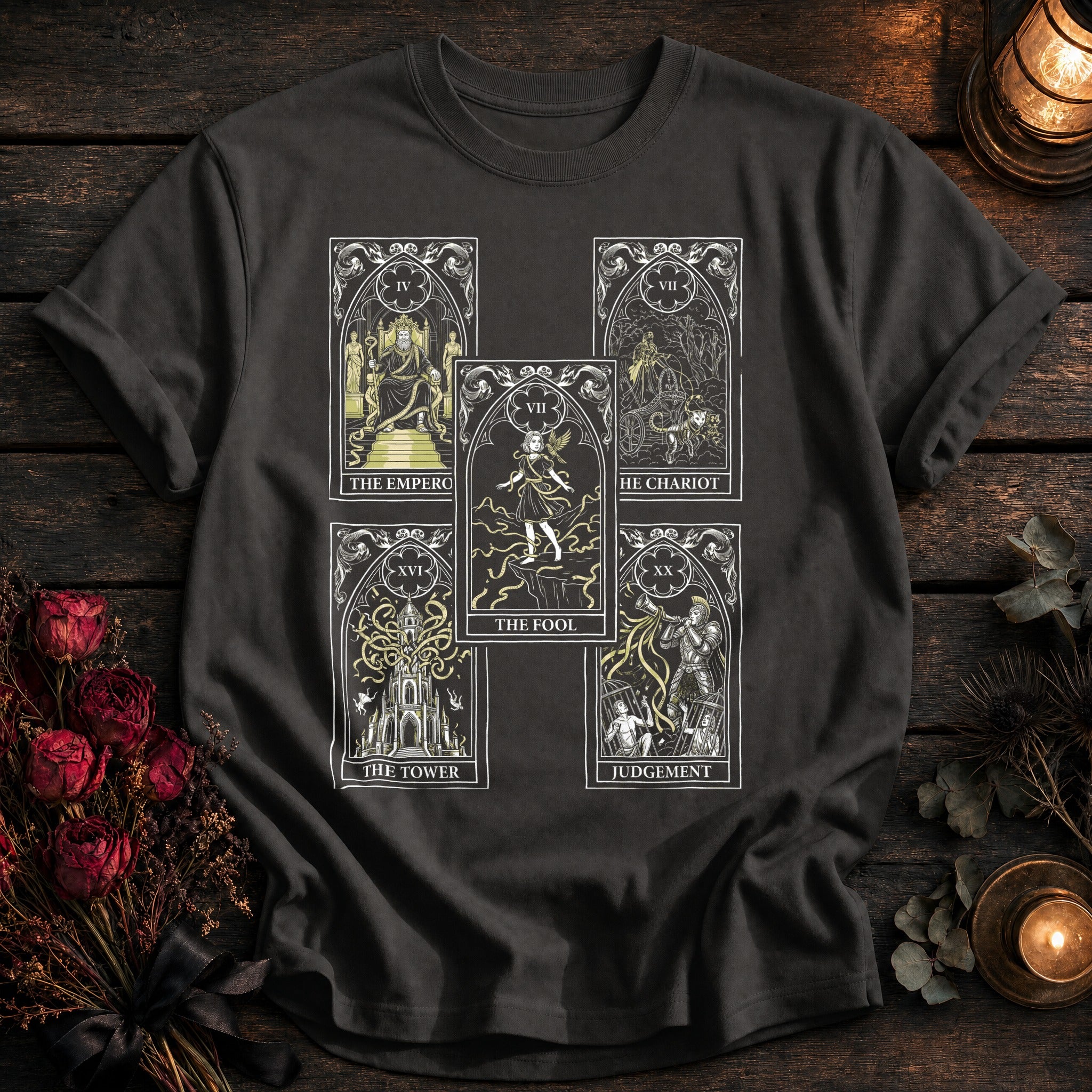 Five Card Tarot Grid White - Pepper