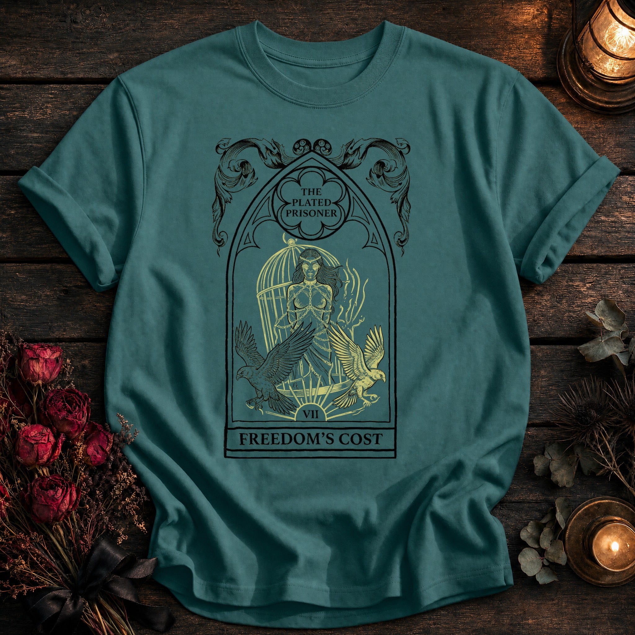 Freedoms Cost Tarot Black - Seafoam