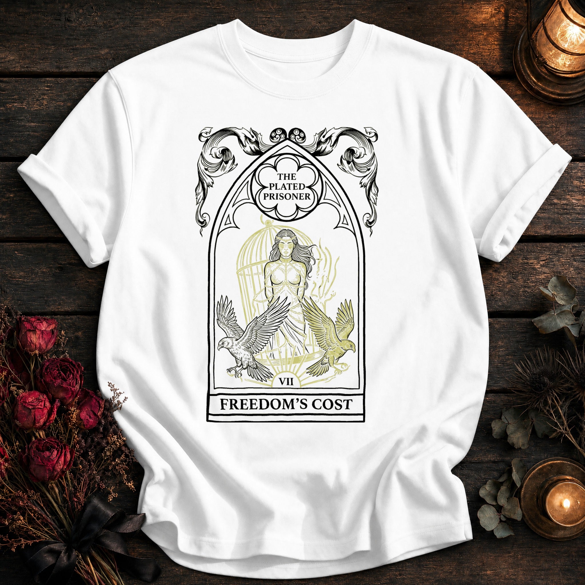 Freedoms Cost Tarot Black - White