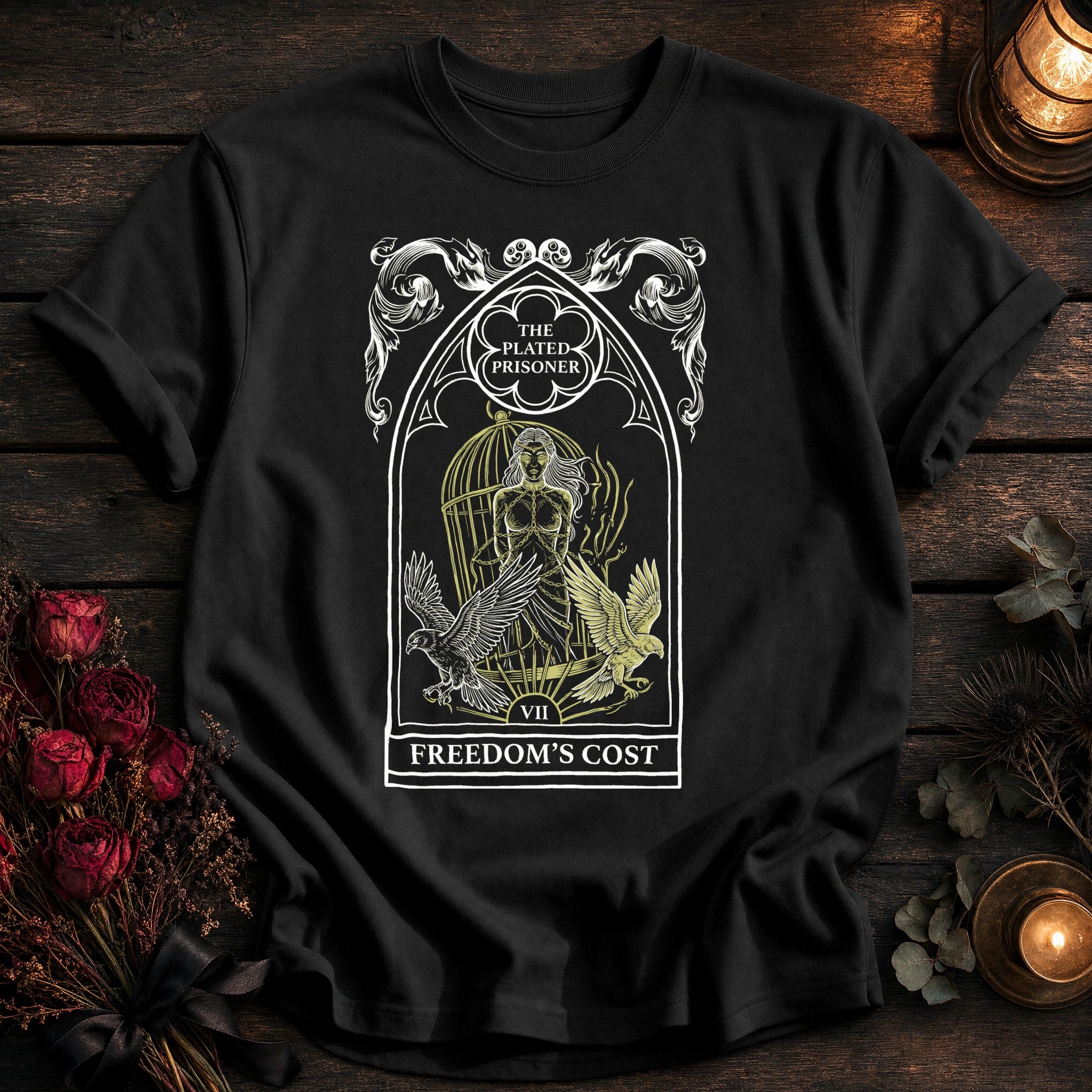 Freedoms Cost Tarot White - Black