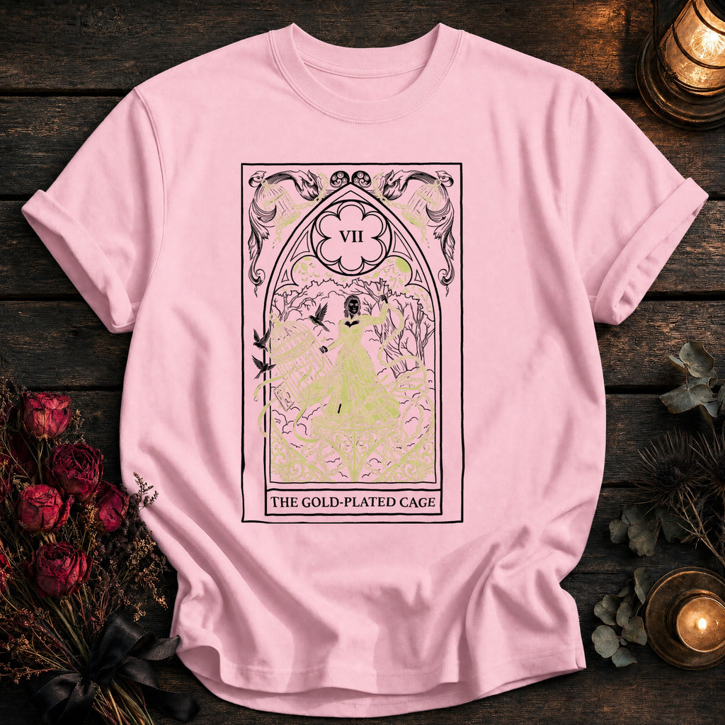 Gold Plated Cage Tarot Black - Blossom