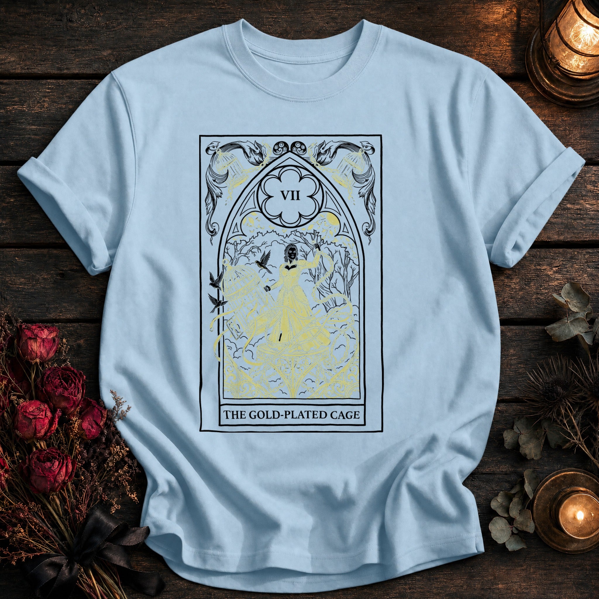 Gold Plated Cage Tarot Black - Chambray